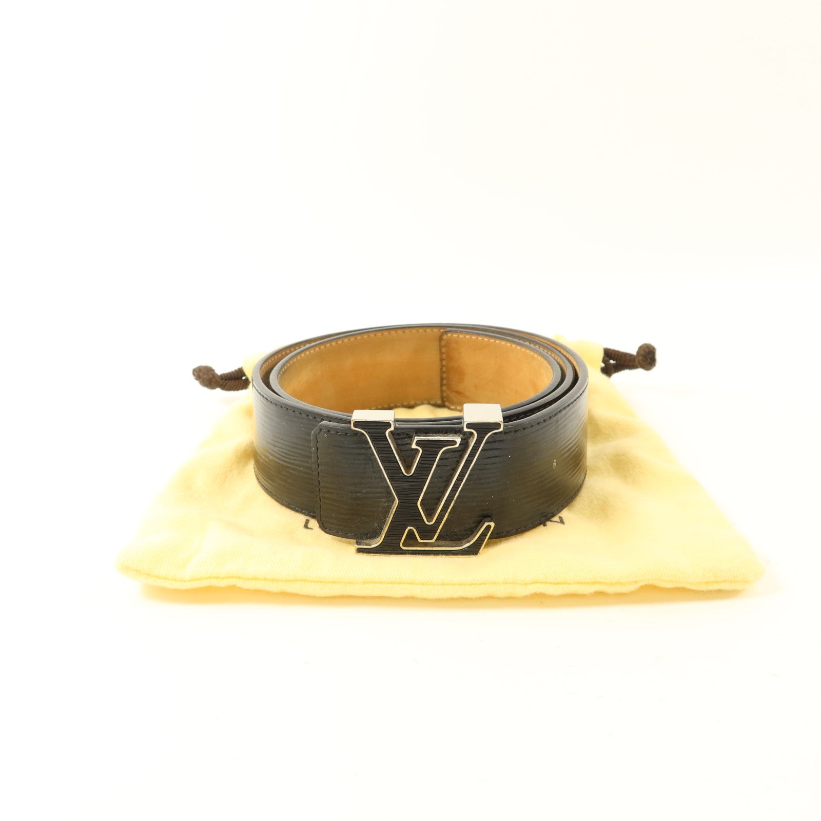 LOUIS VUITTON Epi Initials Belt 80cm皮帶