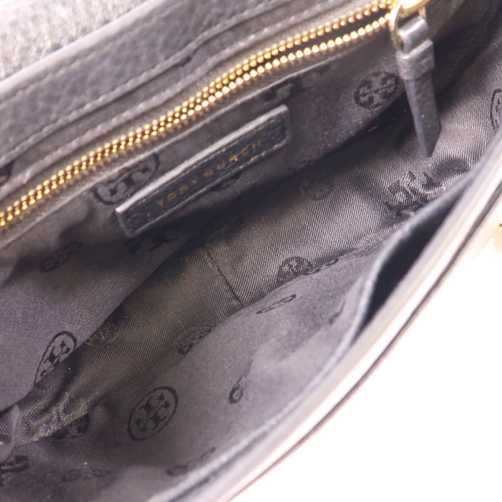 Tory Burch 牛皮皮革Shoulder Bag金扣鏈帶肩背袋
