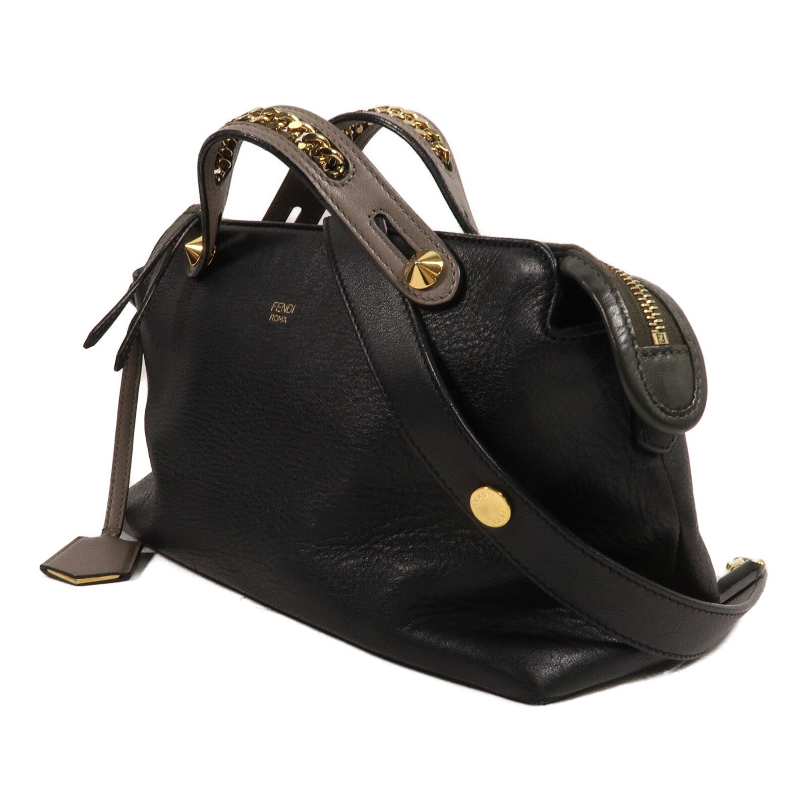 FENDI 牛皮皮革By The Way手挽肩背兩用袋