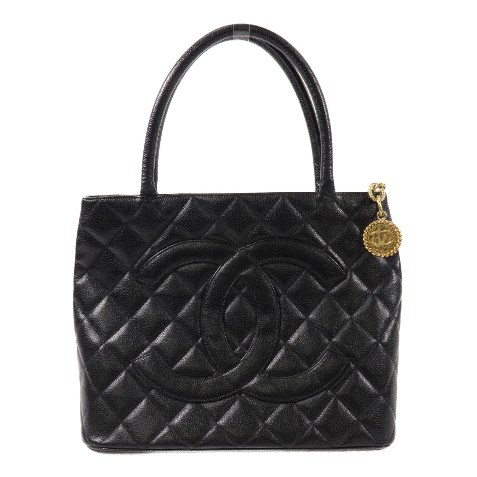 CHANEL 牛皮皮革Medallion Tote手挽袋