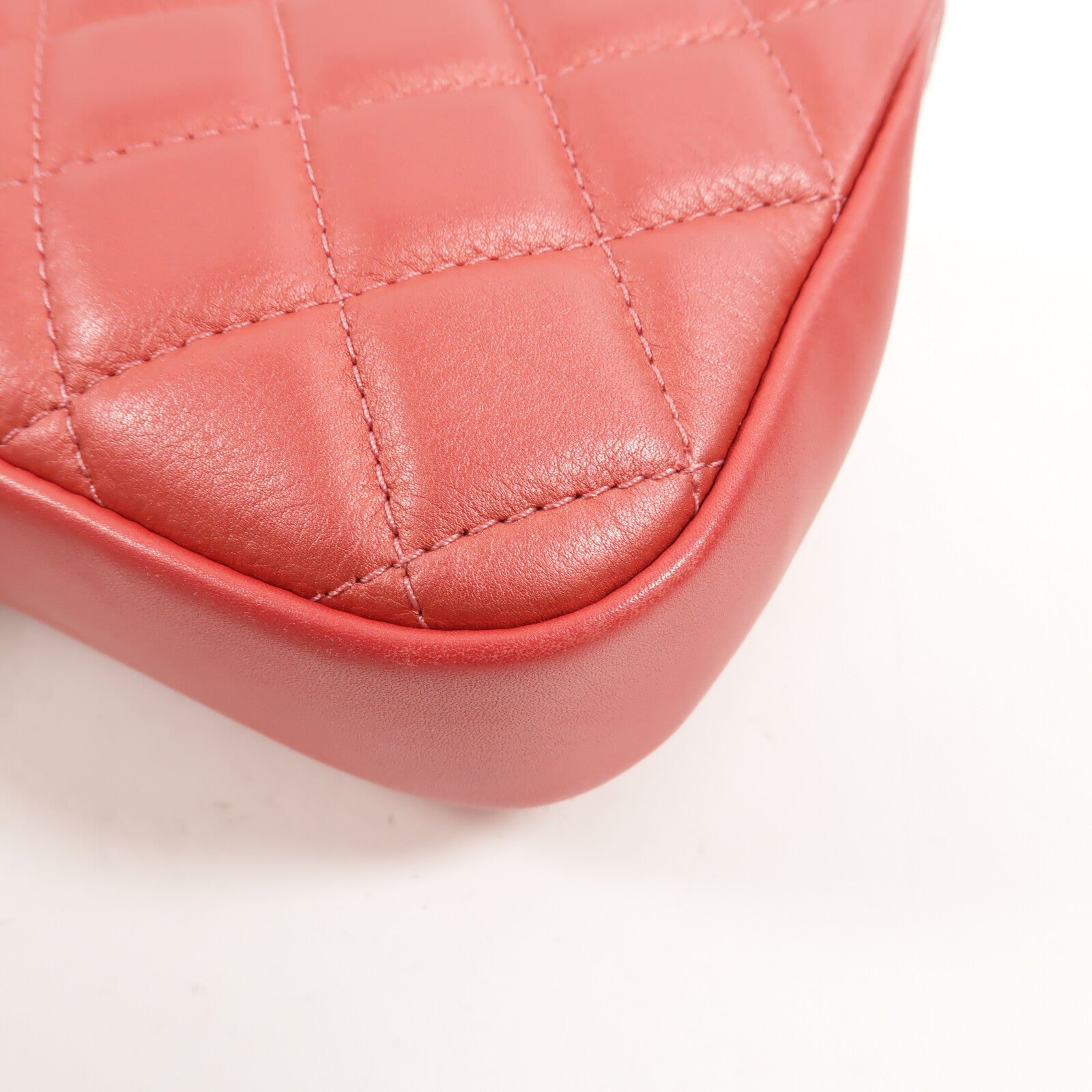 CHANEL 牛皮皮革Chain Shoulder Bag鏈帶手挽肩背兩用袋