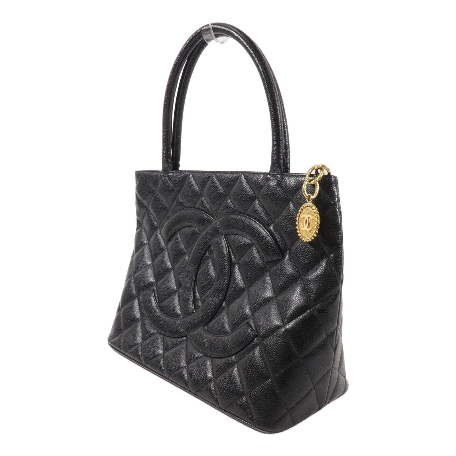 CHANEL 牛皮皮革Medallion Tote手挽袋
