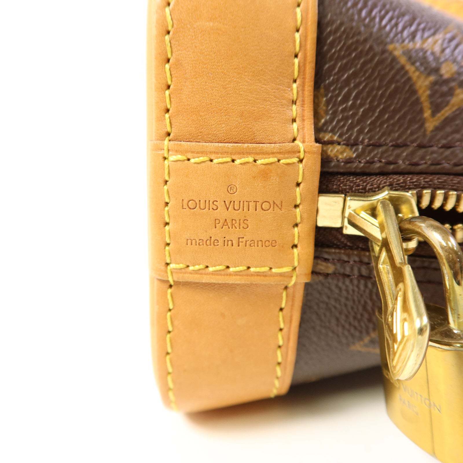 LOUIS VUITTON Monogram Alma BB金扣手挽肩背兩用袋