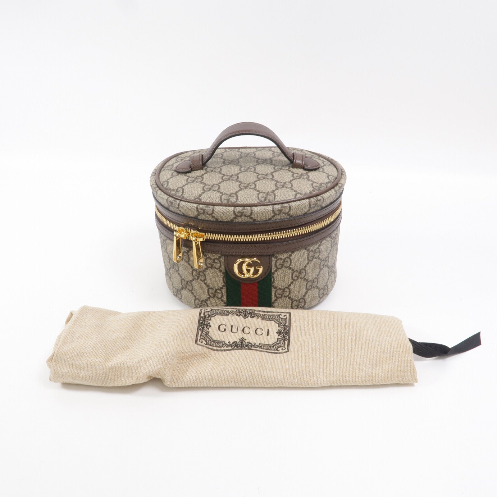 GUCCI 塗層帆布Ophidia GG Supreme手挽袋