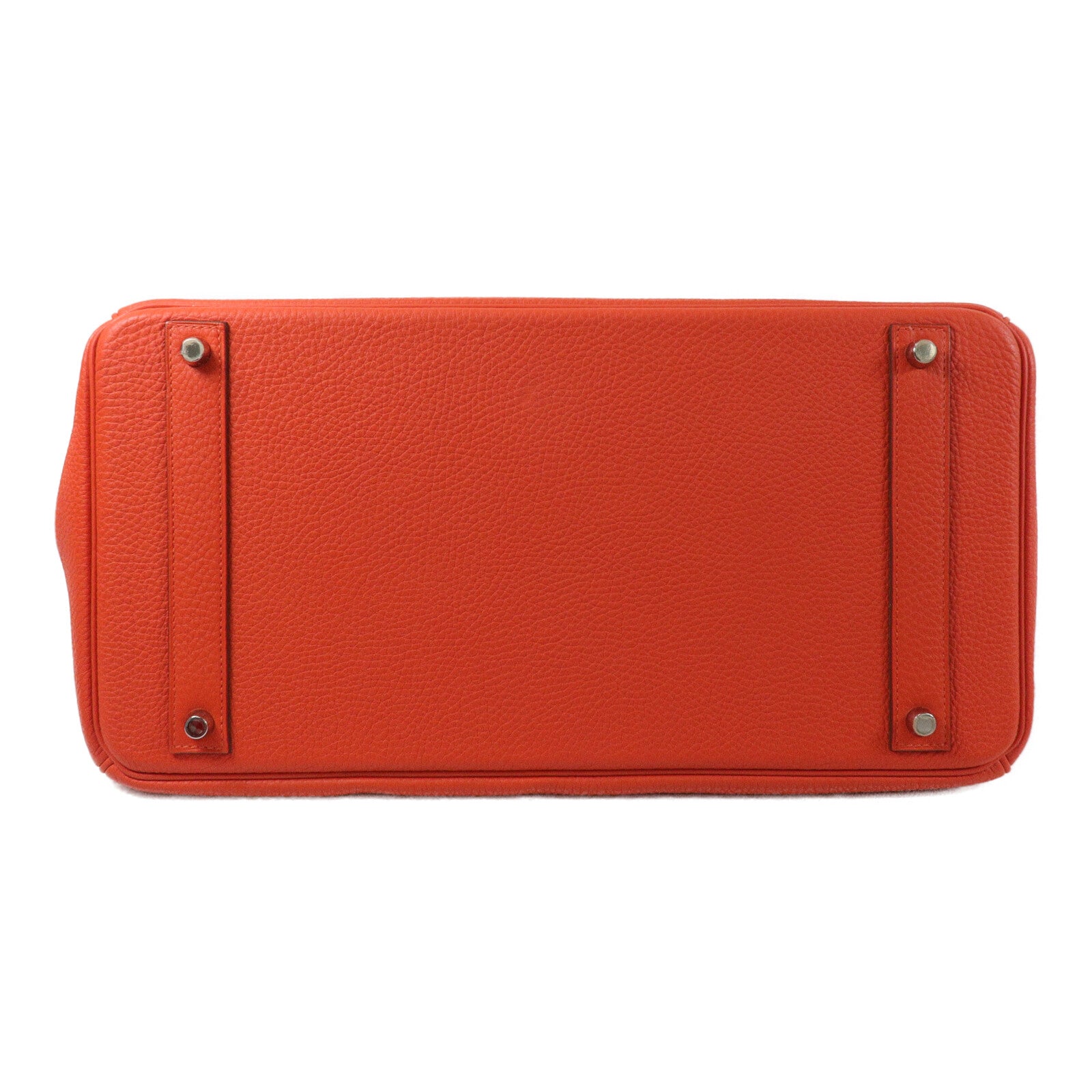 HERMES Togo皮革Birkin 40手挽袋Orange Poppy