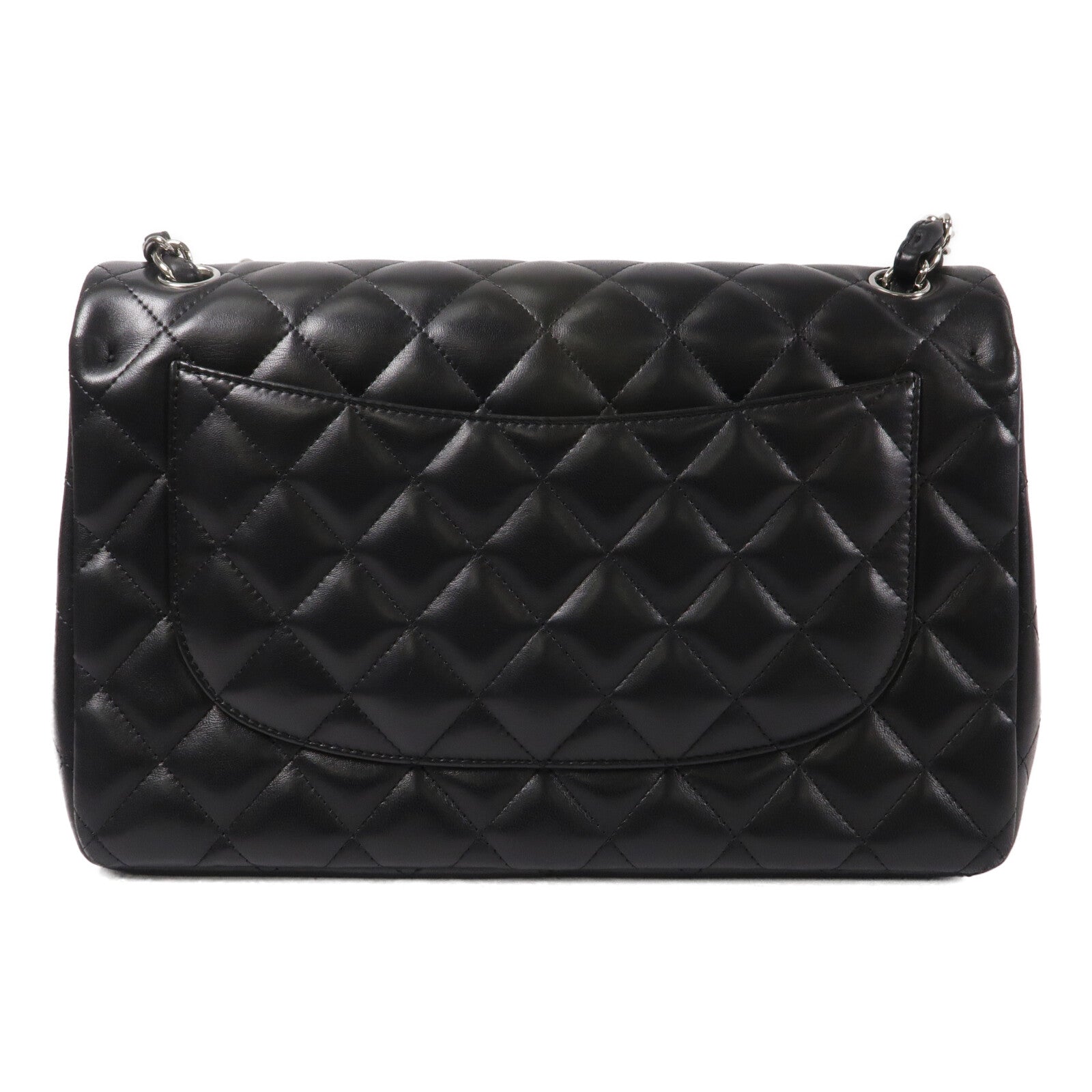 CHANEL 羊皮皮革Large Classic鏈帶肩背袋