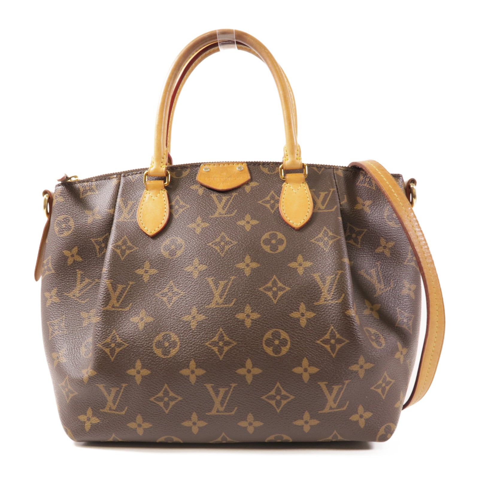 LOUIS VUITTON LV GHW Turenne MM 2 Way Bag M48814 Monogram Brown