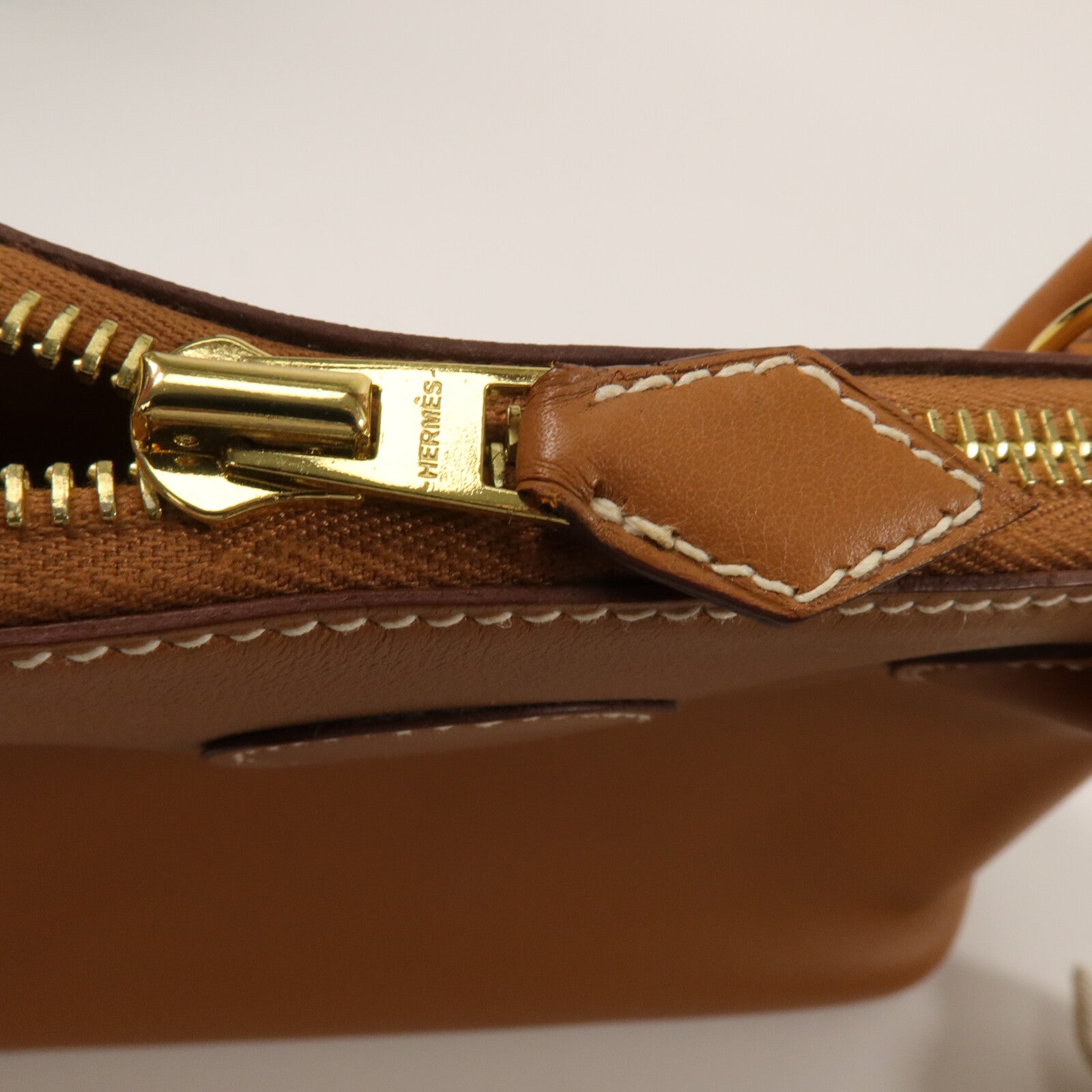 HERMES Swift皮革Bolide 27手挽肩背兩用袋Gold