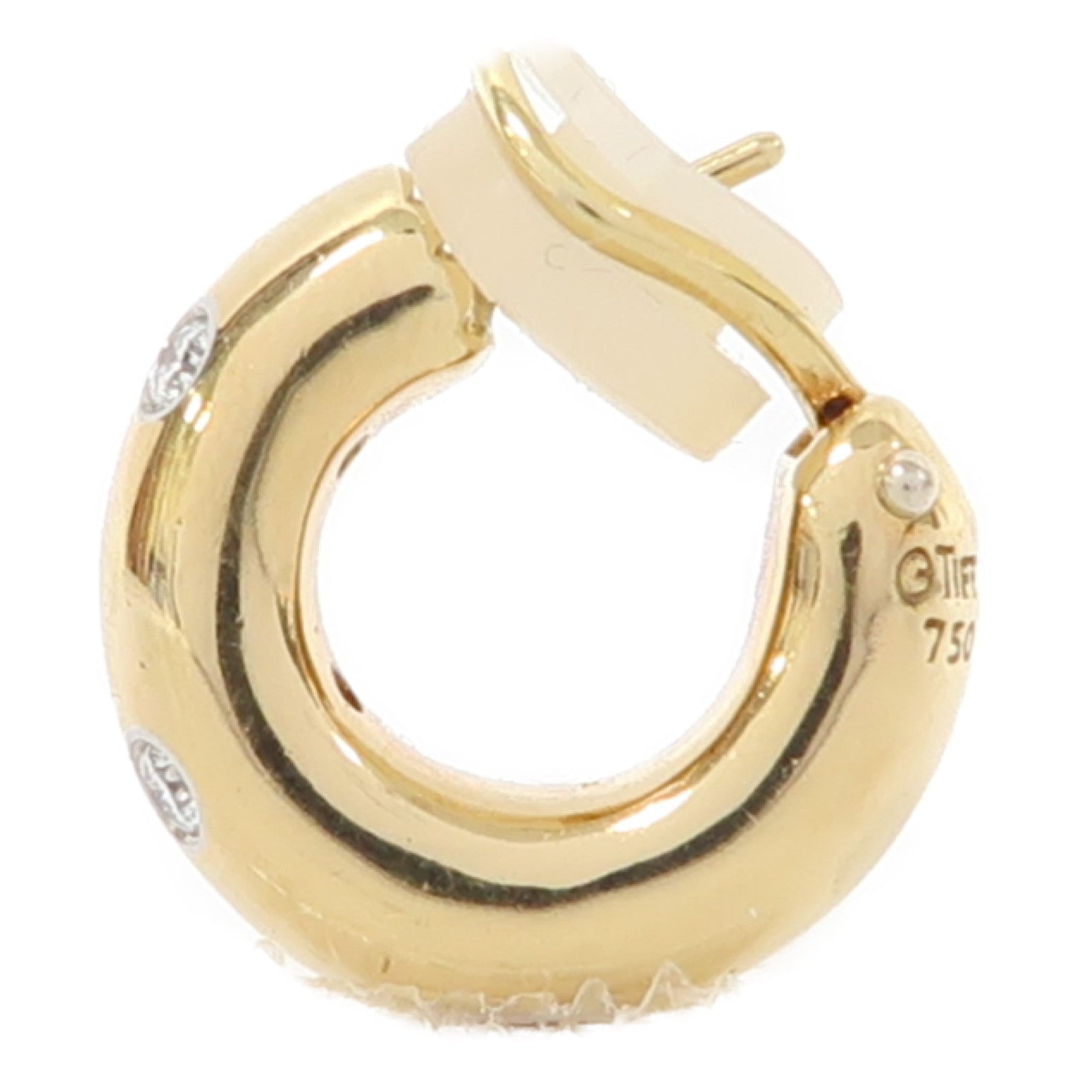 TIFFANY＆CO 18K金/Pt950鉑金Elsa Peretti Earrings耳環