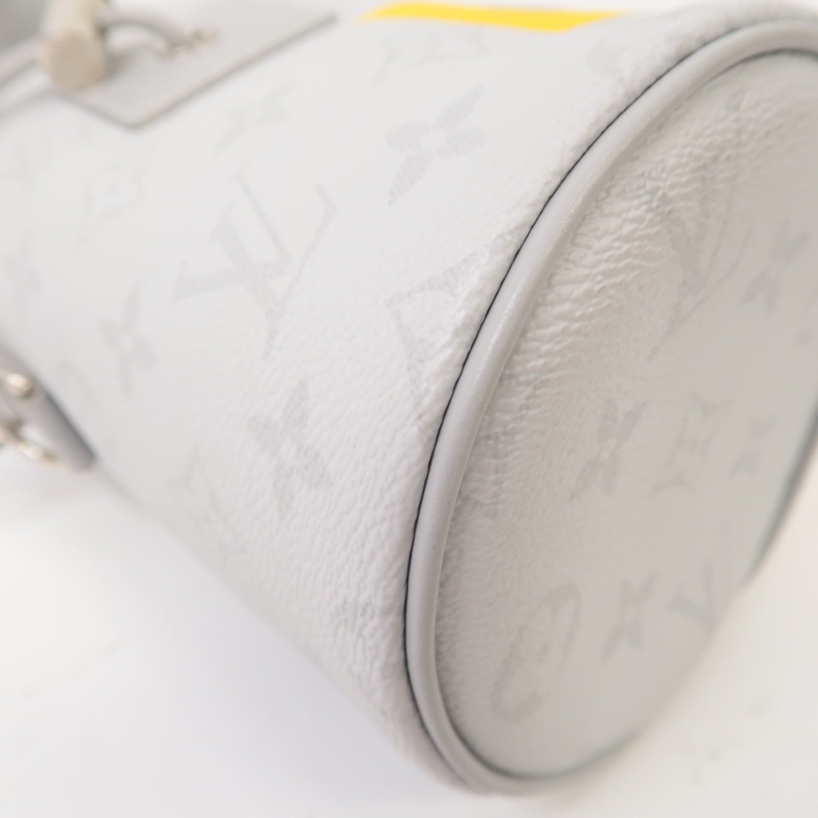 LOUIS VUITTON LV SHW Chalk Nano Shoulder Bag M44631 White Monogram White Grey