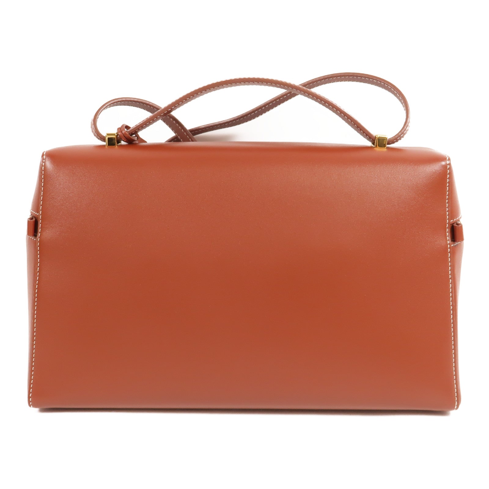 Loro Piana 牛皮皮革Extra Bag L27金扣手挽肩背兩用袋