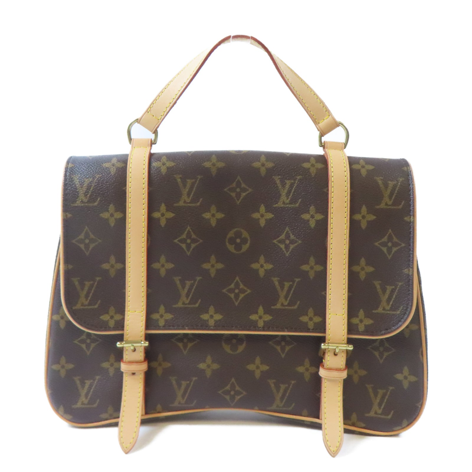 LOUIS VUITTON Monogram Sac Marelle A Dos金扣背包啡色