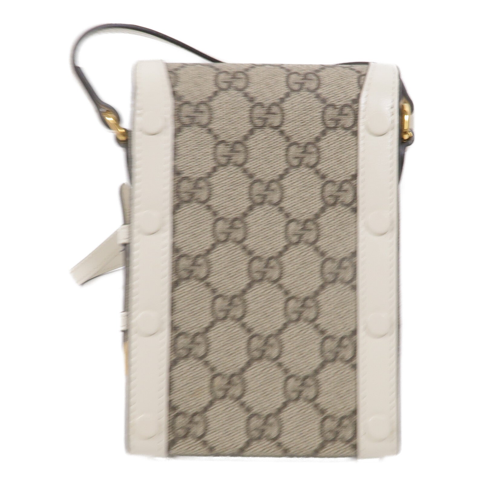 GUCCI 塗層帆布1955 Horsebit Mini肩背袋