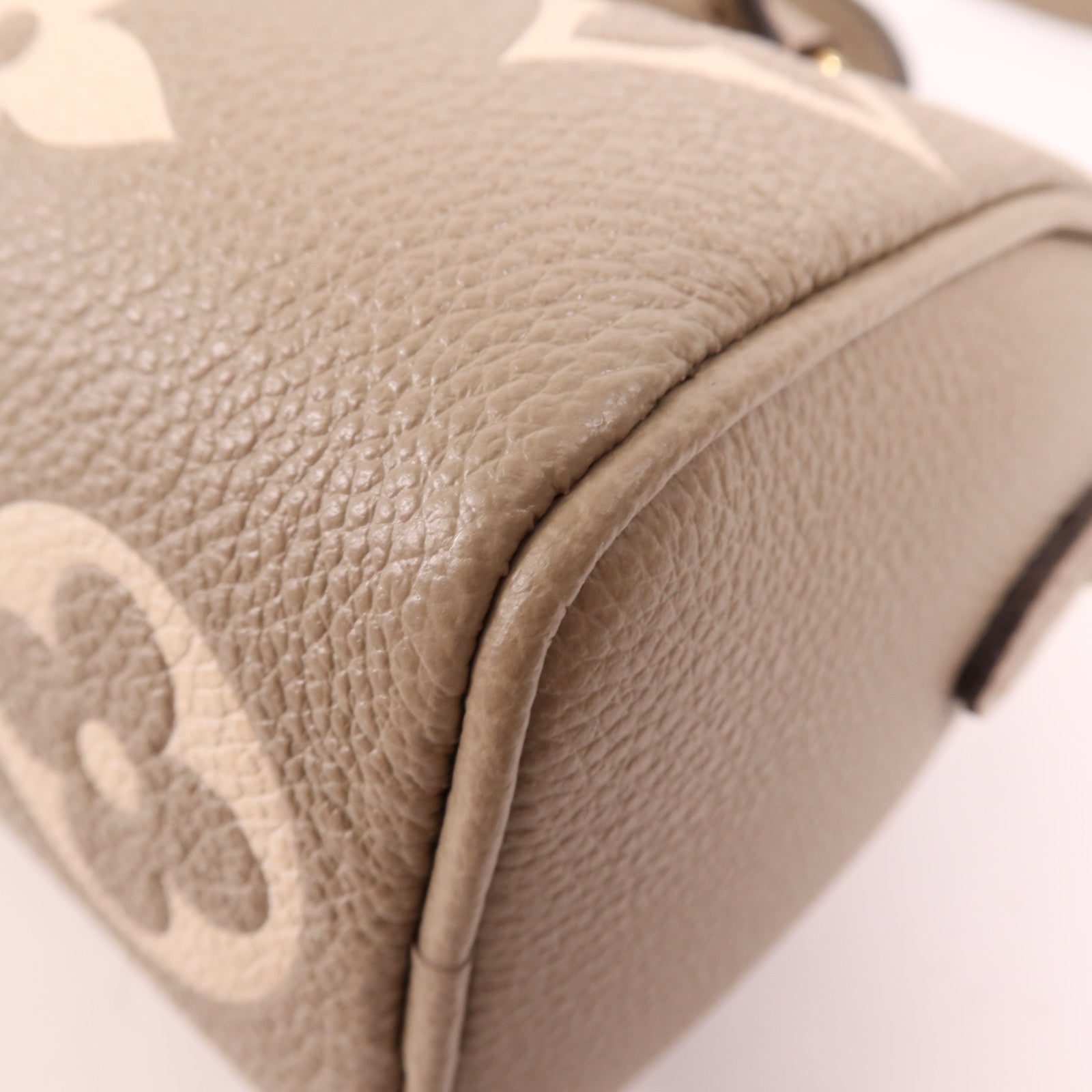 LOUIS VUITTON Monogram Empreinte Nano Speedy金扣手挽肩背兩用袋