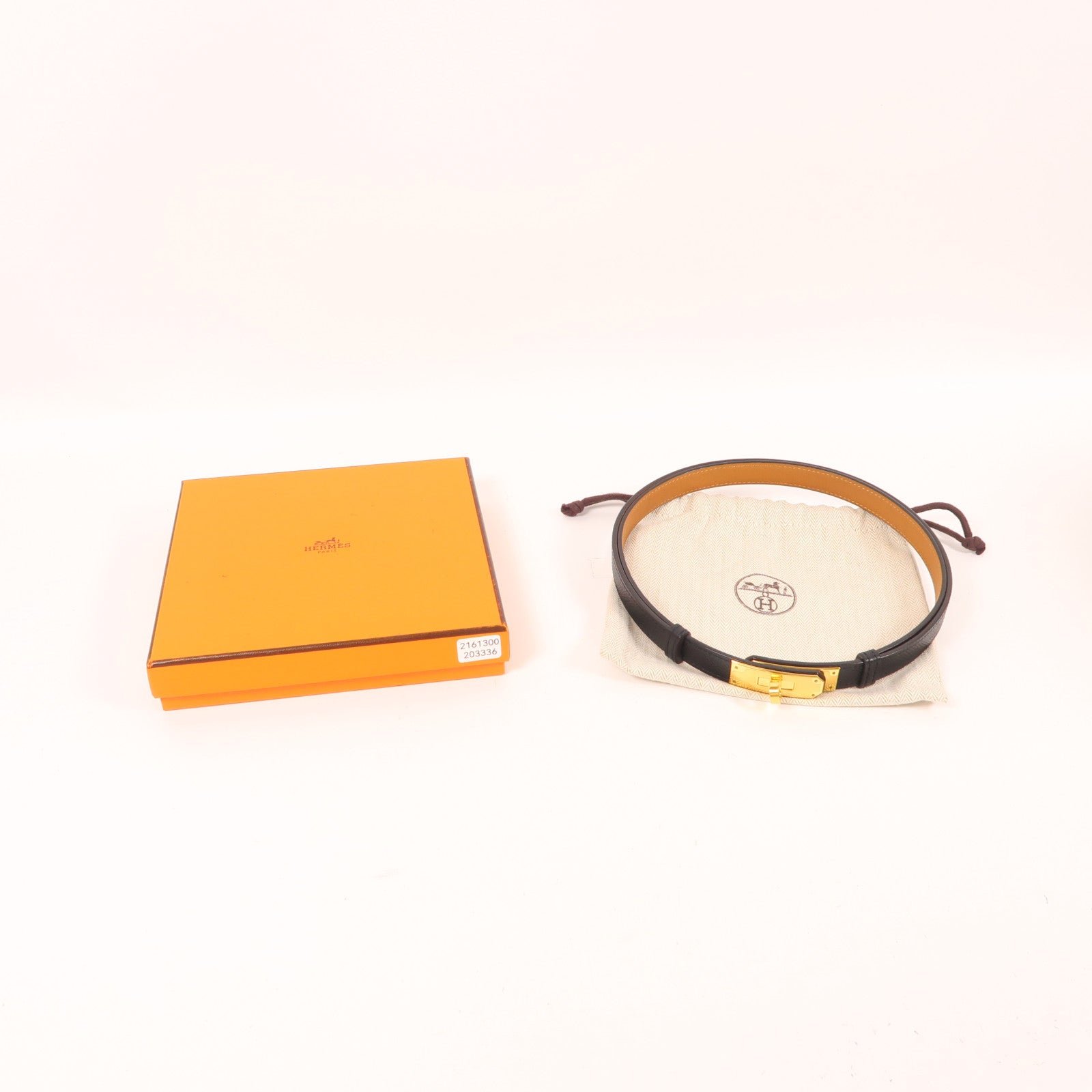 HERMES Epsom皮革Kelly Belt皮帶