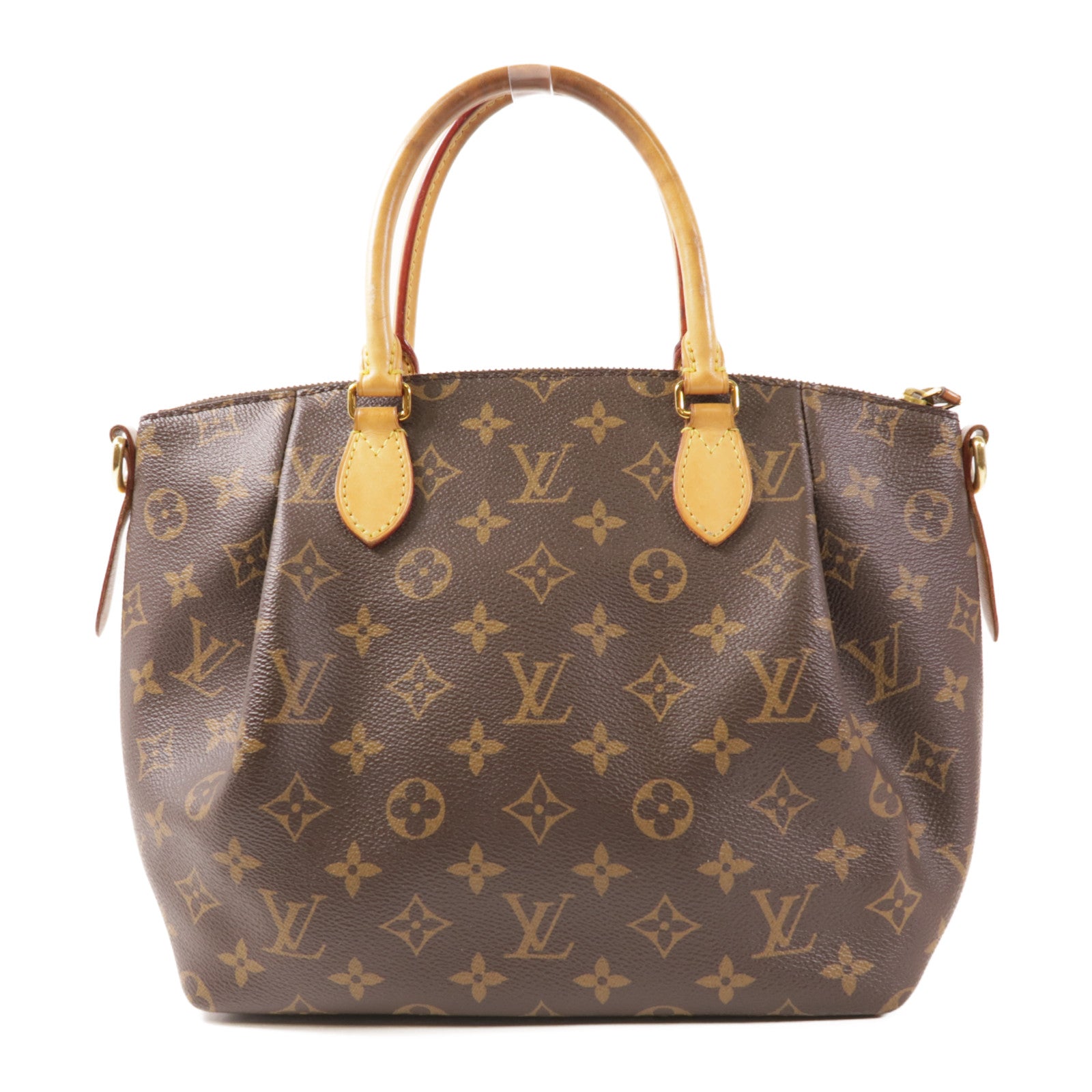 LOUIS VUITTON LV GHW Turenne MM 2 Way Bag M48814 Monogram Brown