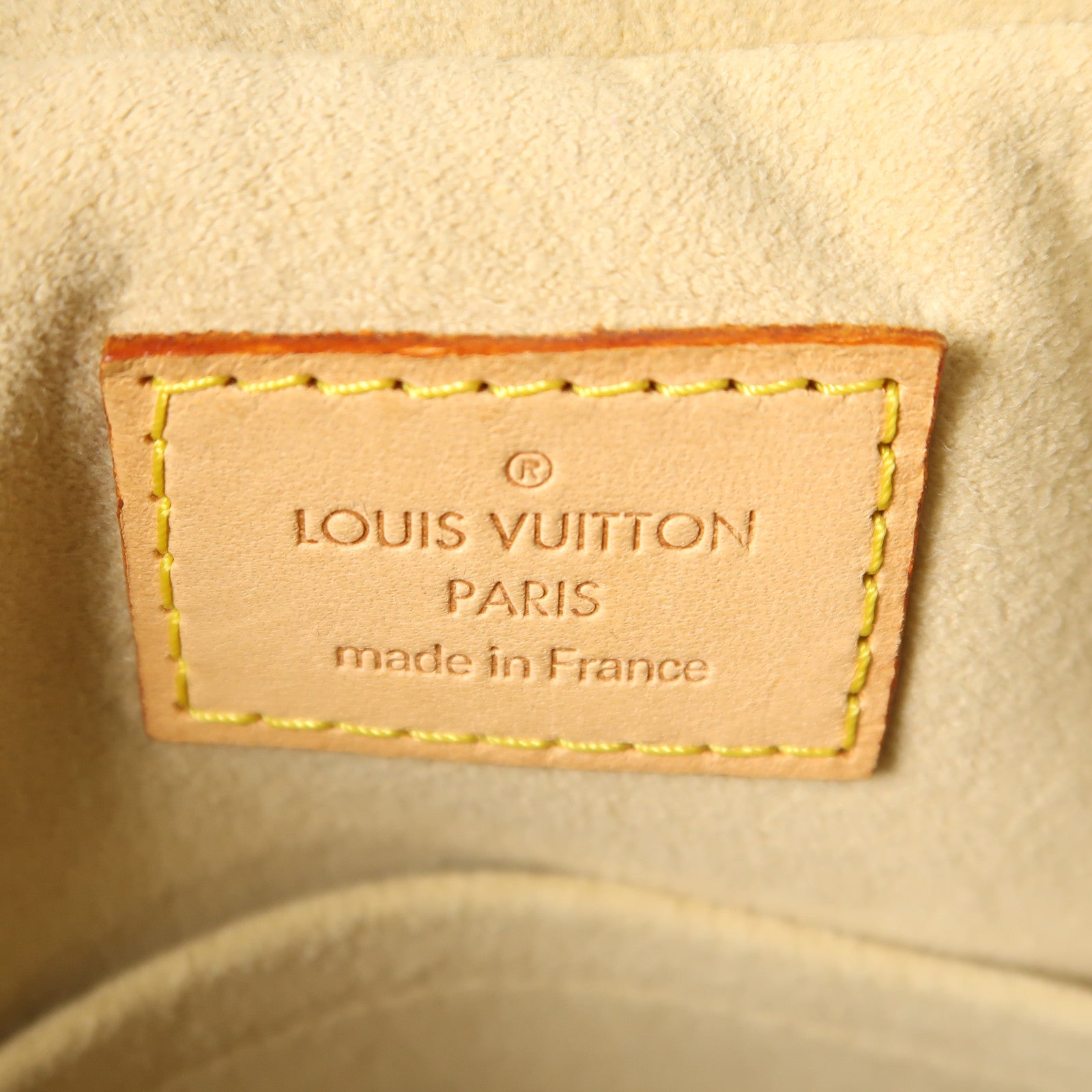 LOUIS VUITTON Monogram Manhattan PM手挽袋棕色