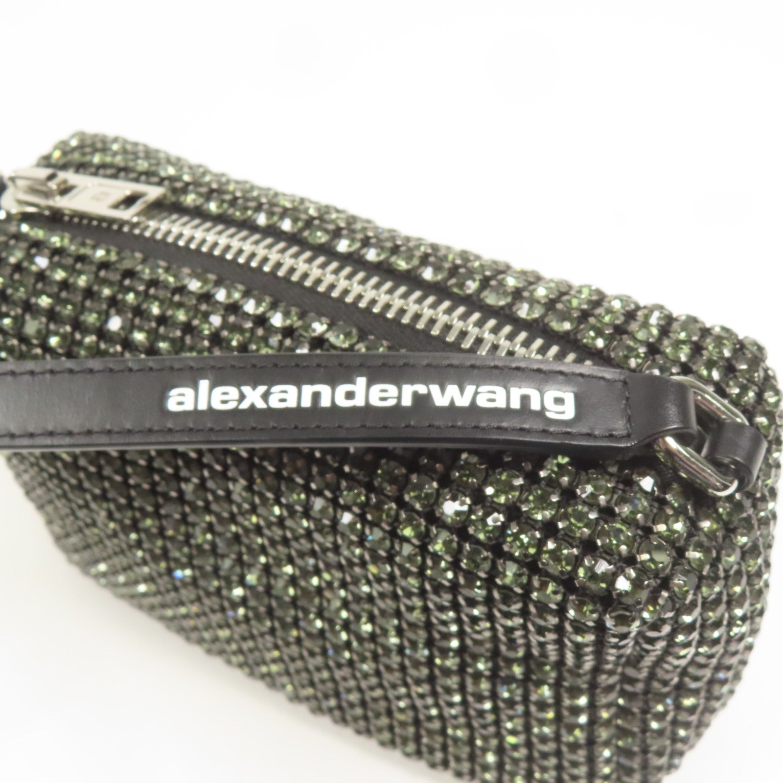 alexanderwang 水晶Heiress Bag銀扣手挽袋