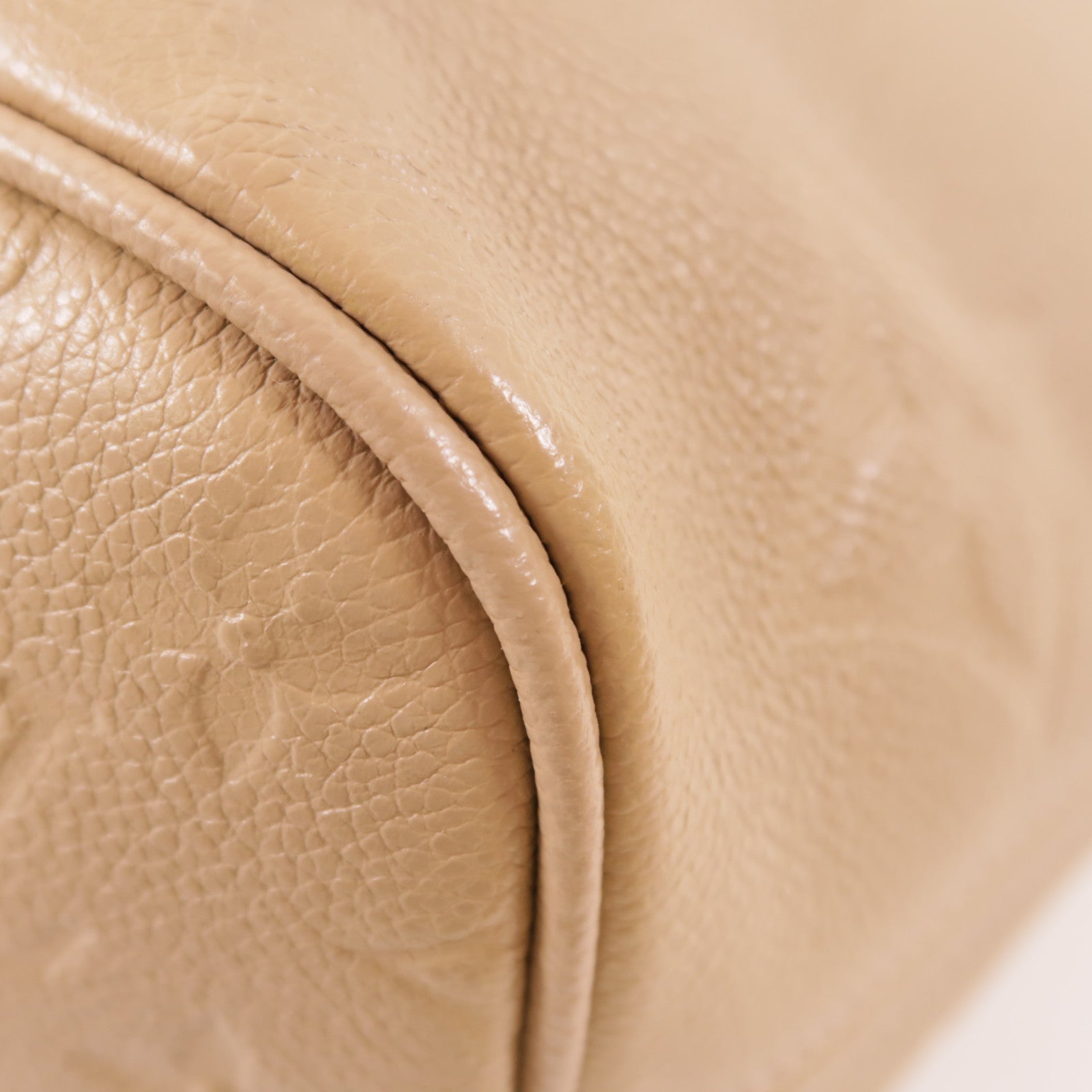 LOUIS VUITTON Monogram Empreinte Neverfull MM金扣肩背袋