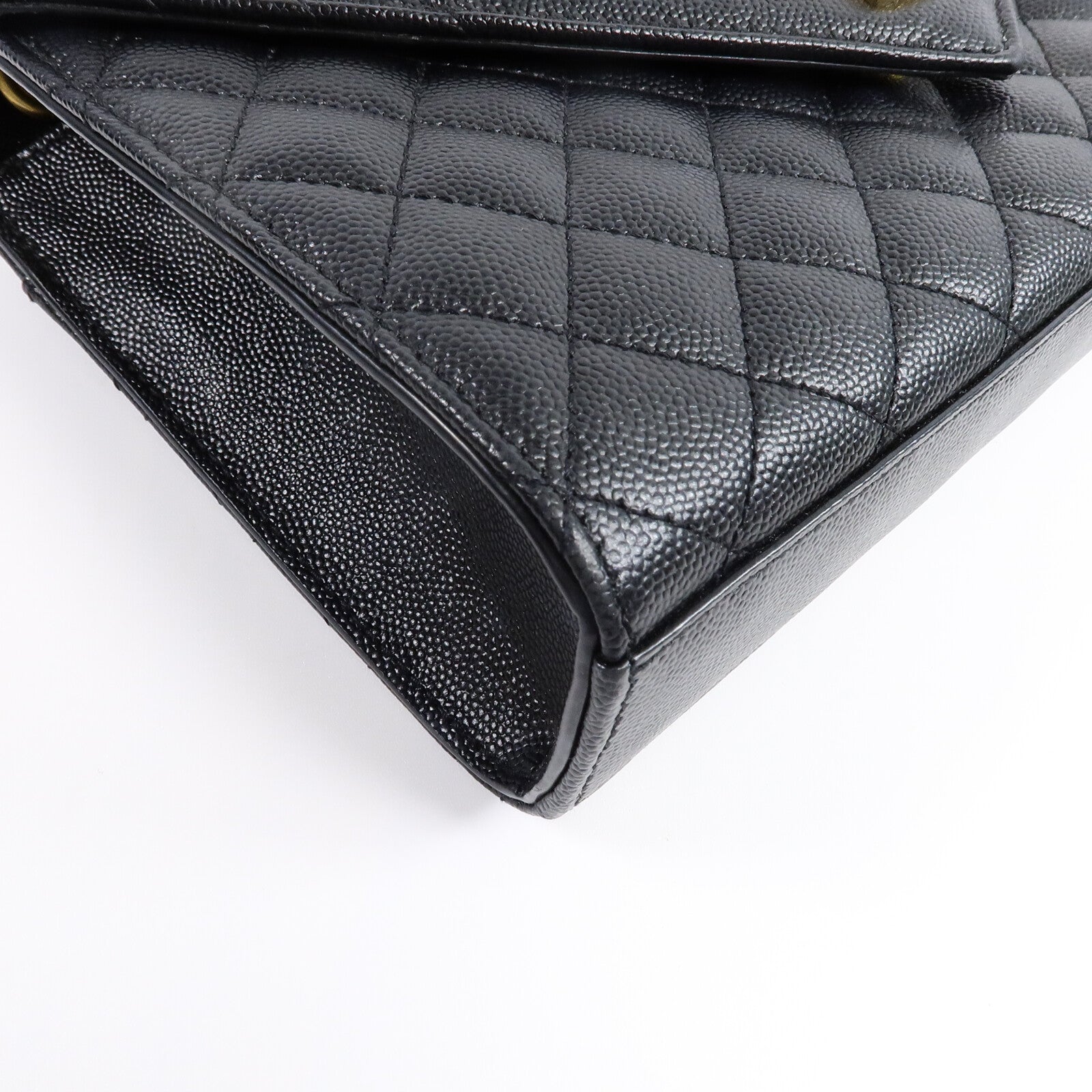 SAINT LAURENT 牛皮皮革Envelope Medium鏈帶肩背袋