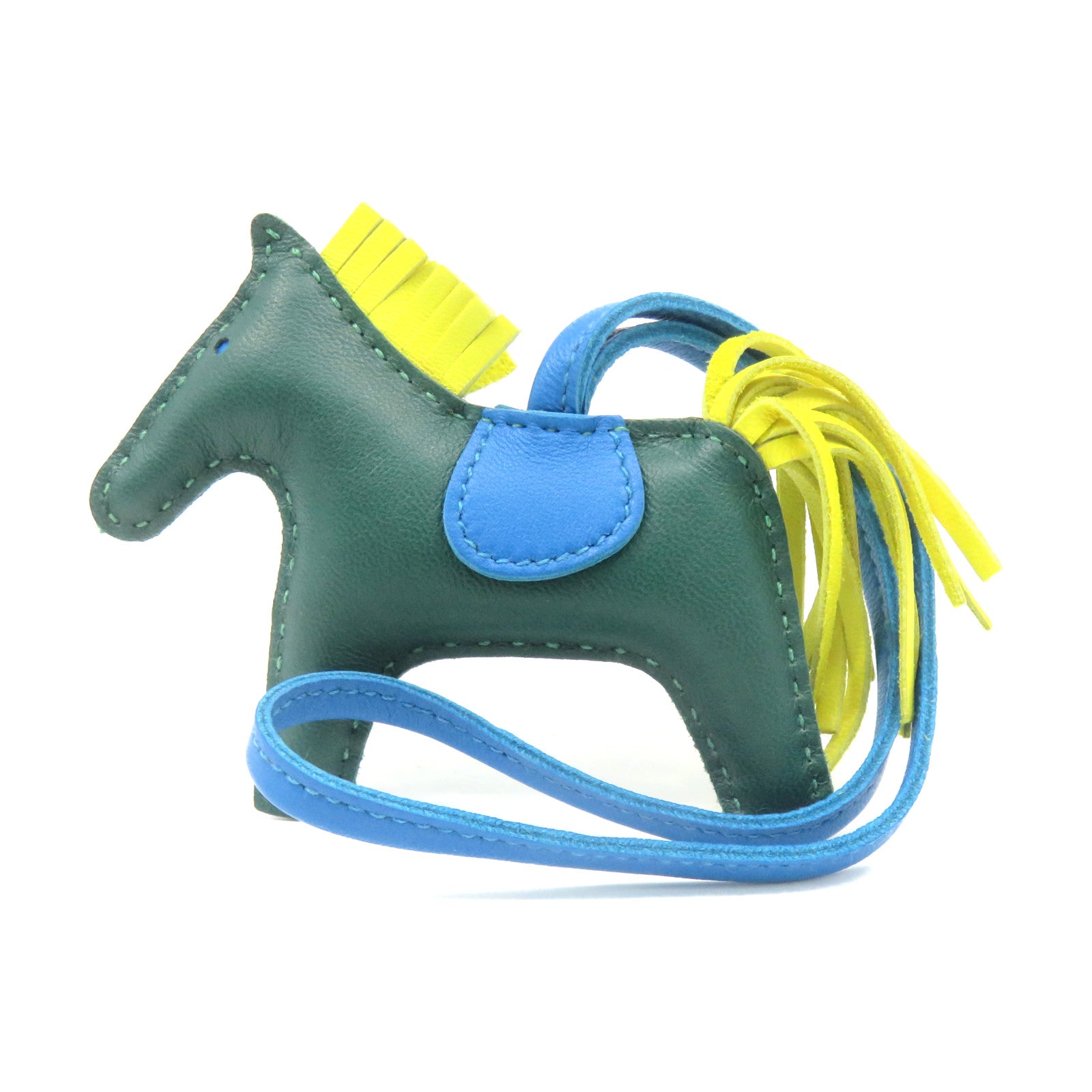 HERMES 【激減優惠】Swift皮革Rodeo S Charm掛飾紫色/綠色/青綠色/藍色