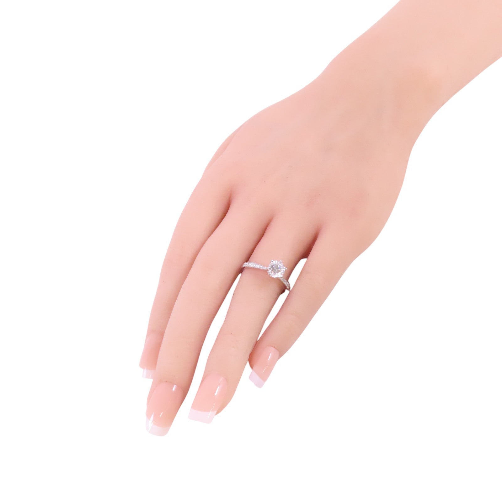 JEWELRY 18K白金/鑽石Diamond Ring戒指US#7.75