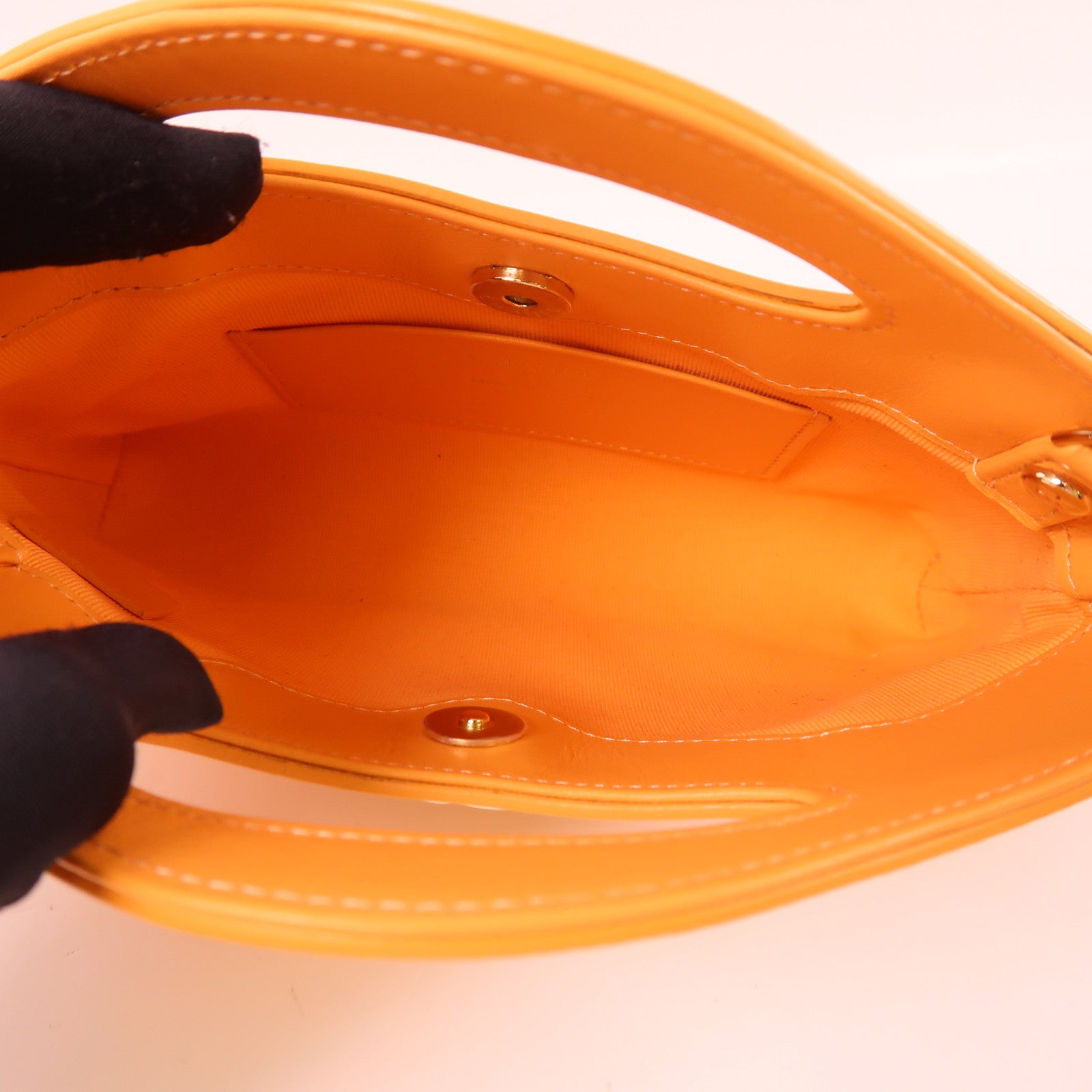 CHANEL 牛皮皮革Mini 31金扣手挽肩背兩用袋