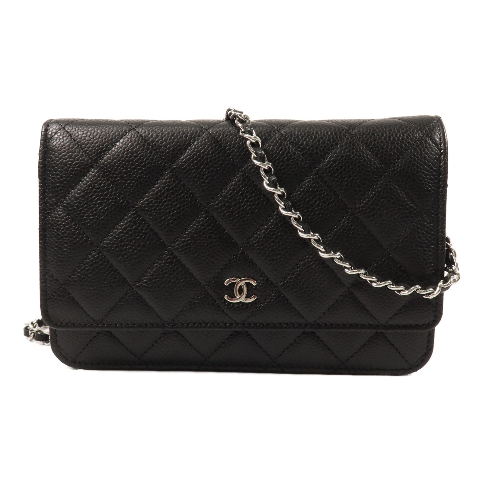 CHANEL 牛皮皮革WOC Wallet On Chain鏈帶肩背袋