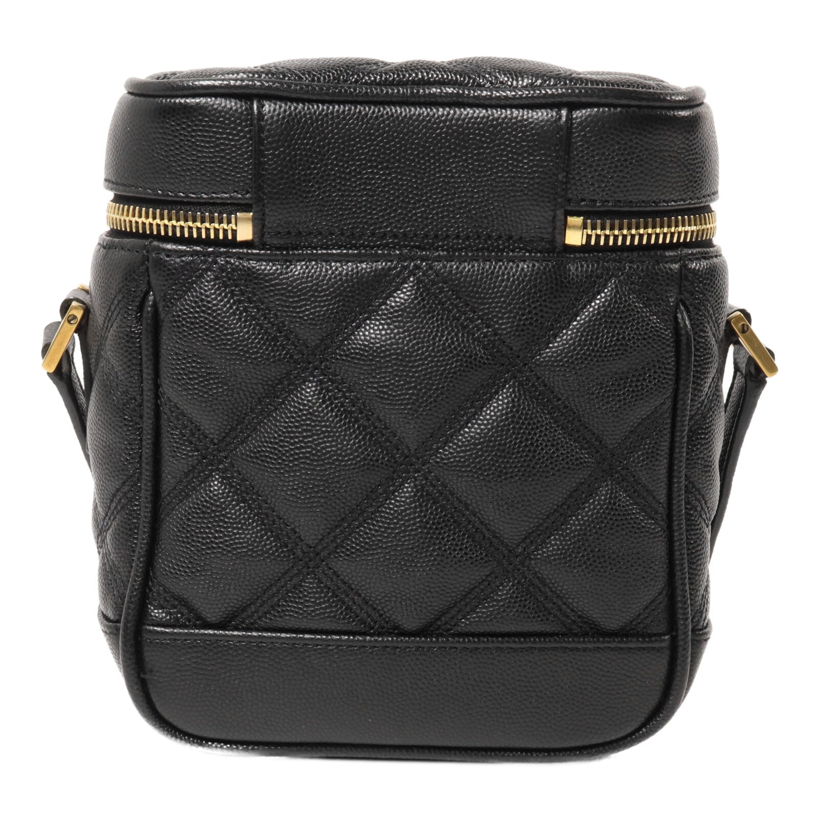 SAINT LAURENT 牛皮皮革Grain De Poudre Vanity Case鏈帶肩背袋