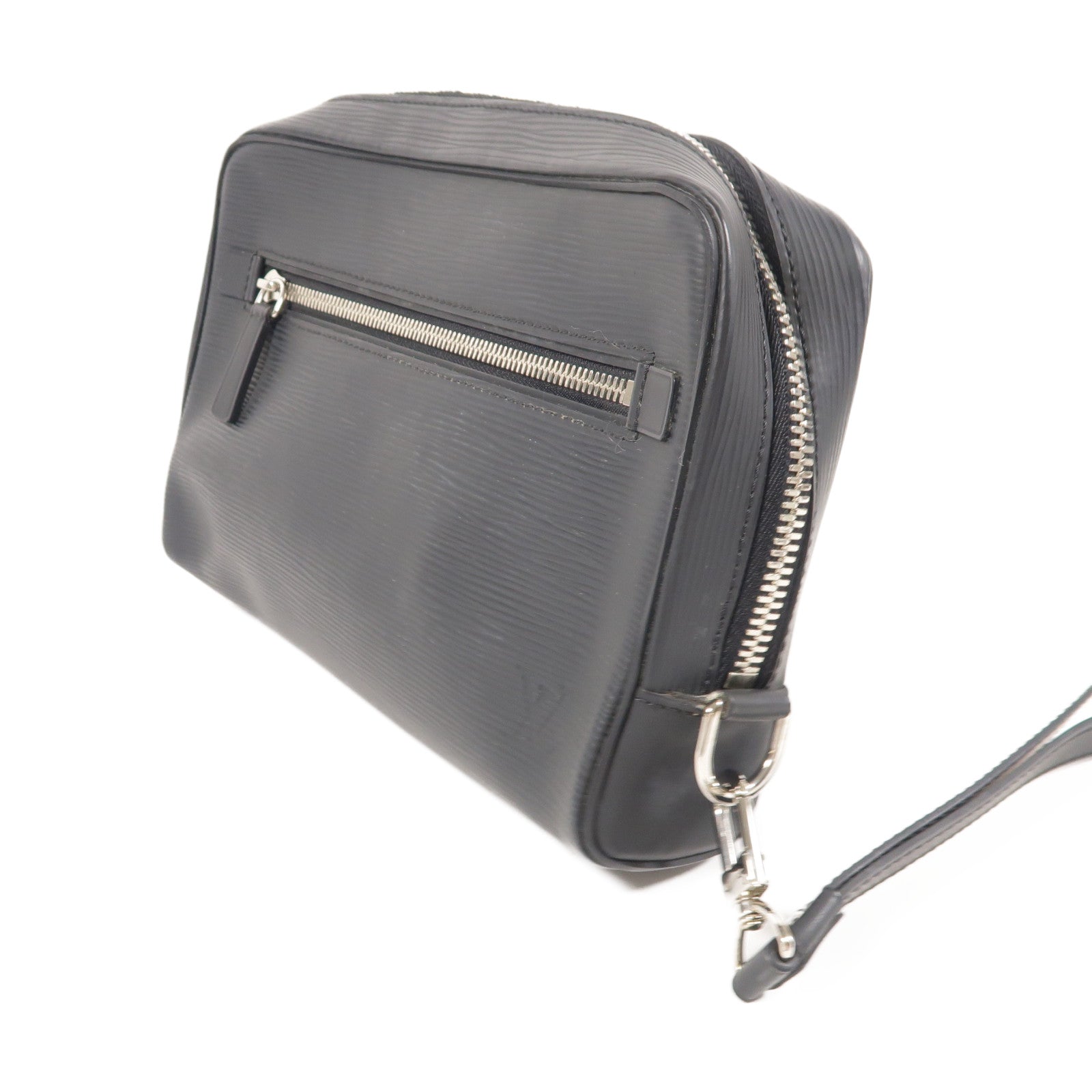 LOUIS VUITTON Epi Pochette Kasai銀扣手拿包