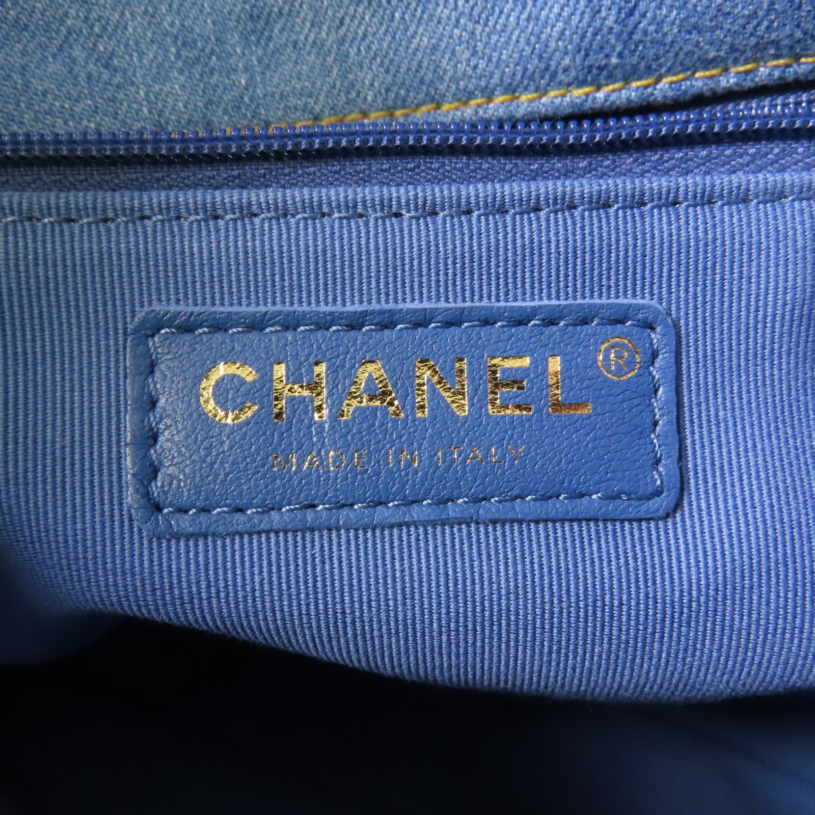 CHANEL 牛仔布Hobo 2 Way Bag金扣手挽肩背兩用袋