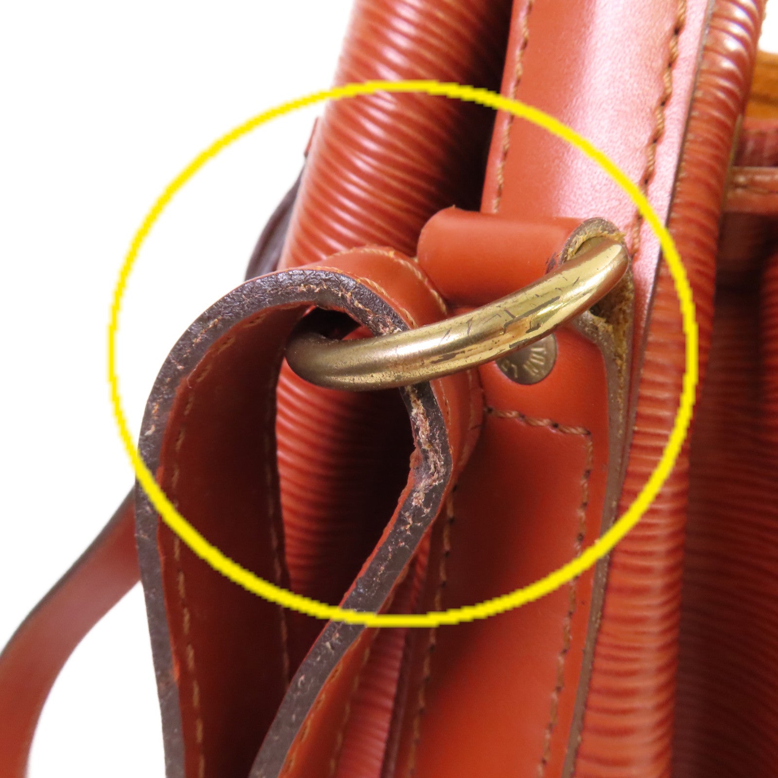 LOUIS VUITTON Epi Noe Shoulder Bag金扣肩背袋啡色
