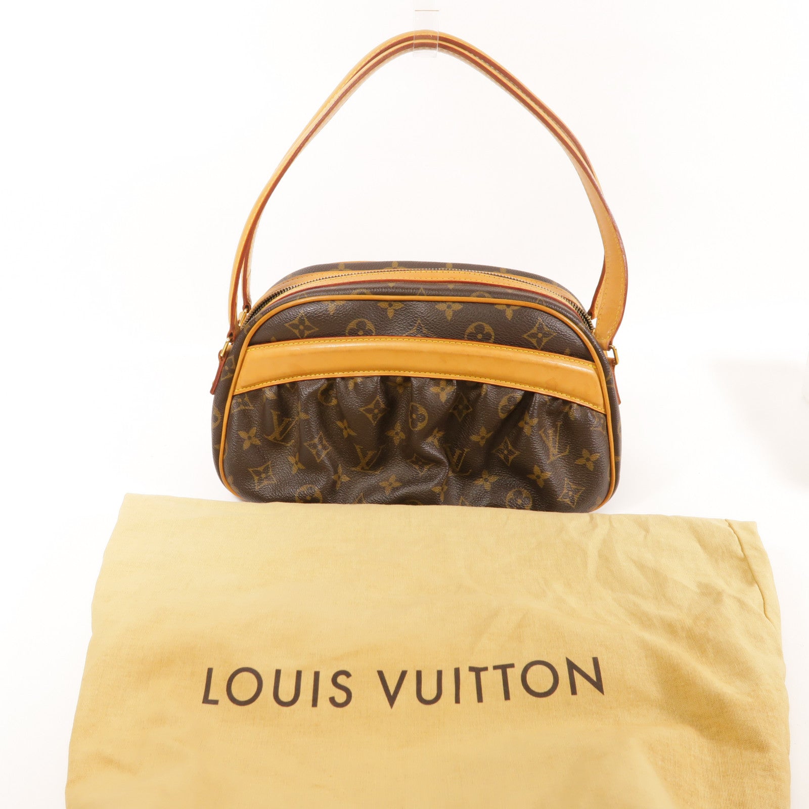 LOUIS VUITTON LV Clara Shoulder Bag M40057 Monogram Brown