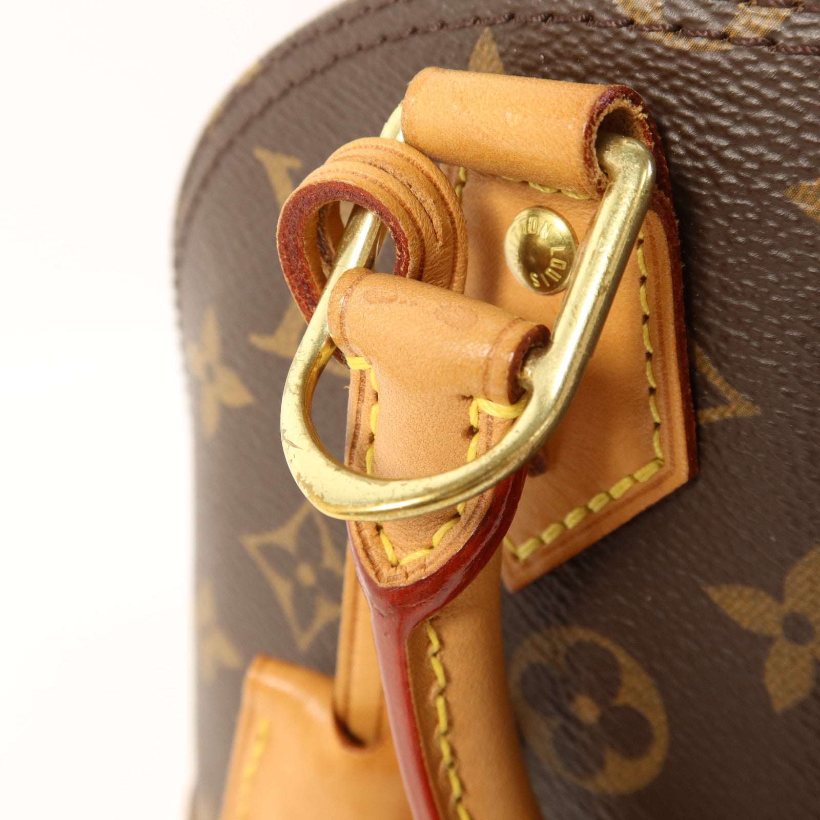 LOUIS VUITTON Monogram Alma BB金扣手挽肩背兩用袋