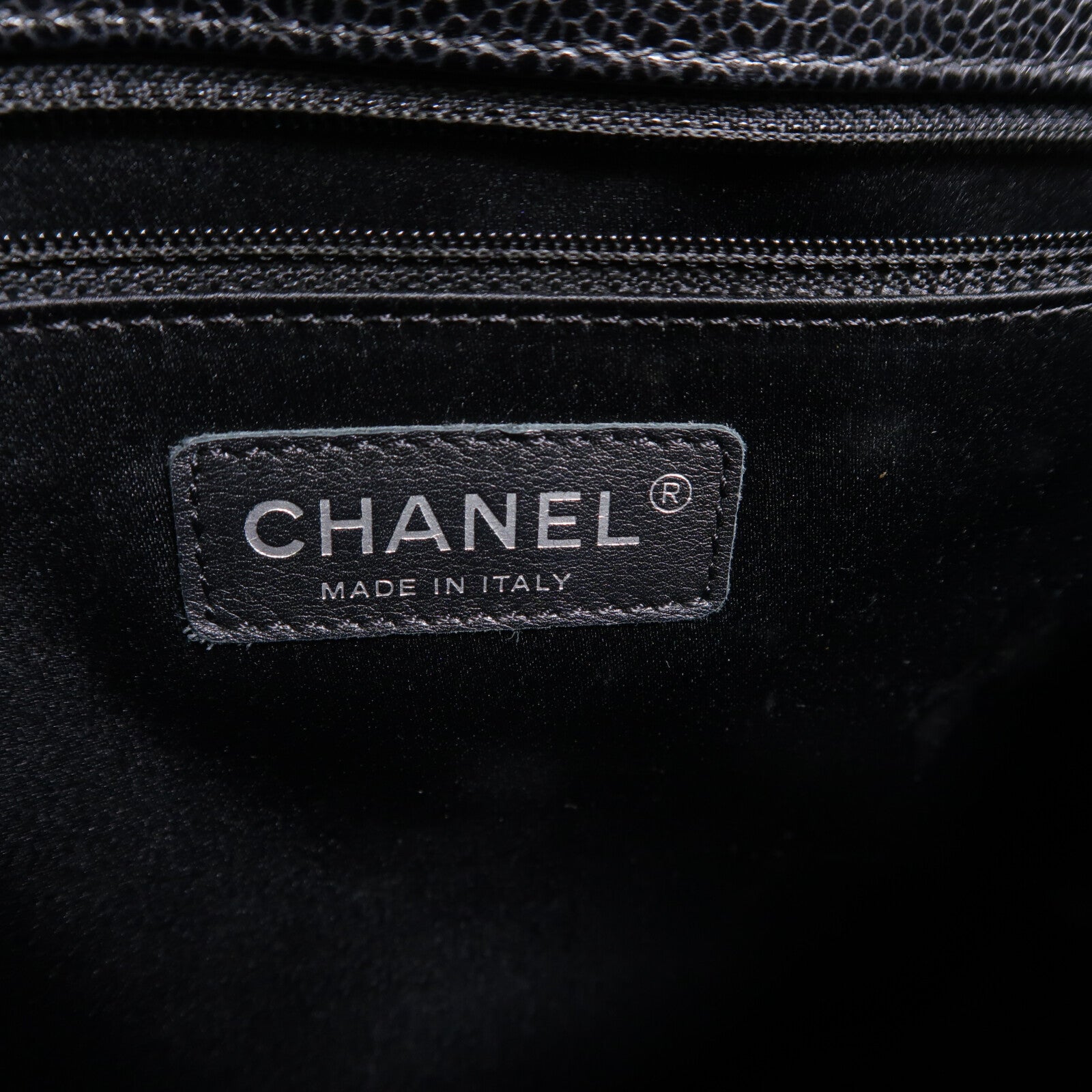 CHANEL 牛皮皮革GST鏈帶肩背袋