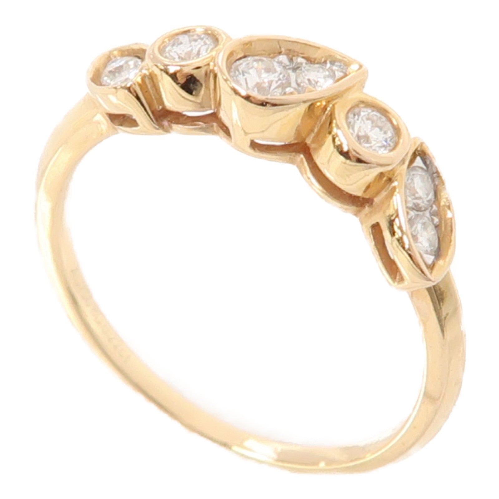 JEWELRY 18K玫瑰金Diamond Ring 0.22ct鑽石戒指US#5.75