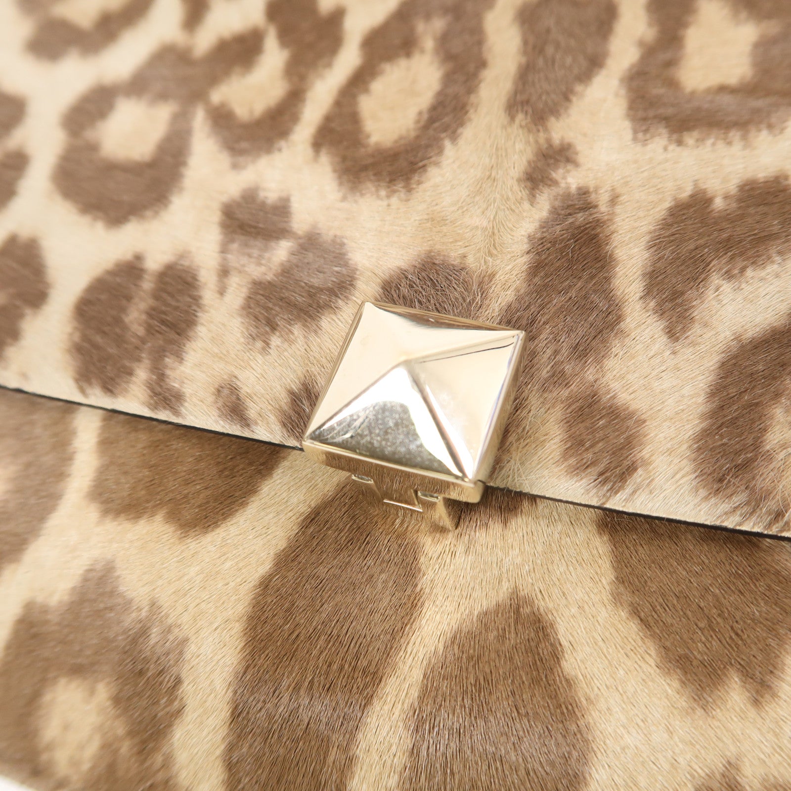 Valentino 【激減優惠】馬毛Shoulder Bag金扣肩背袋