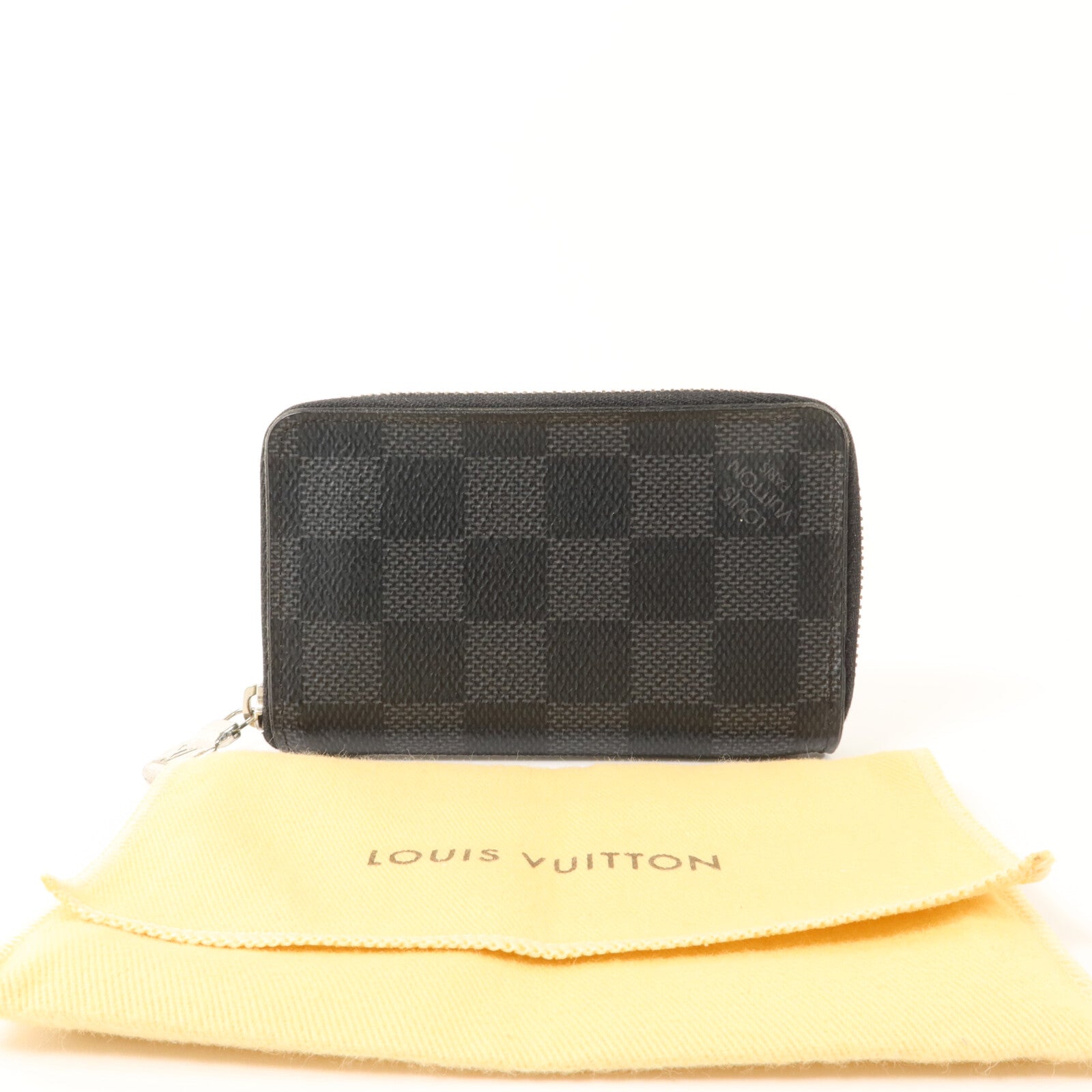 LOUIS VUITTON Damier Graphite Zippy Coin Purse零錢包