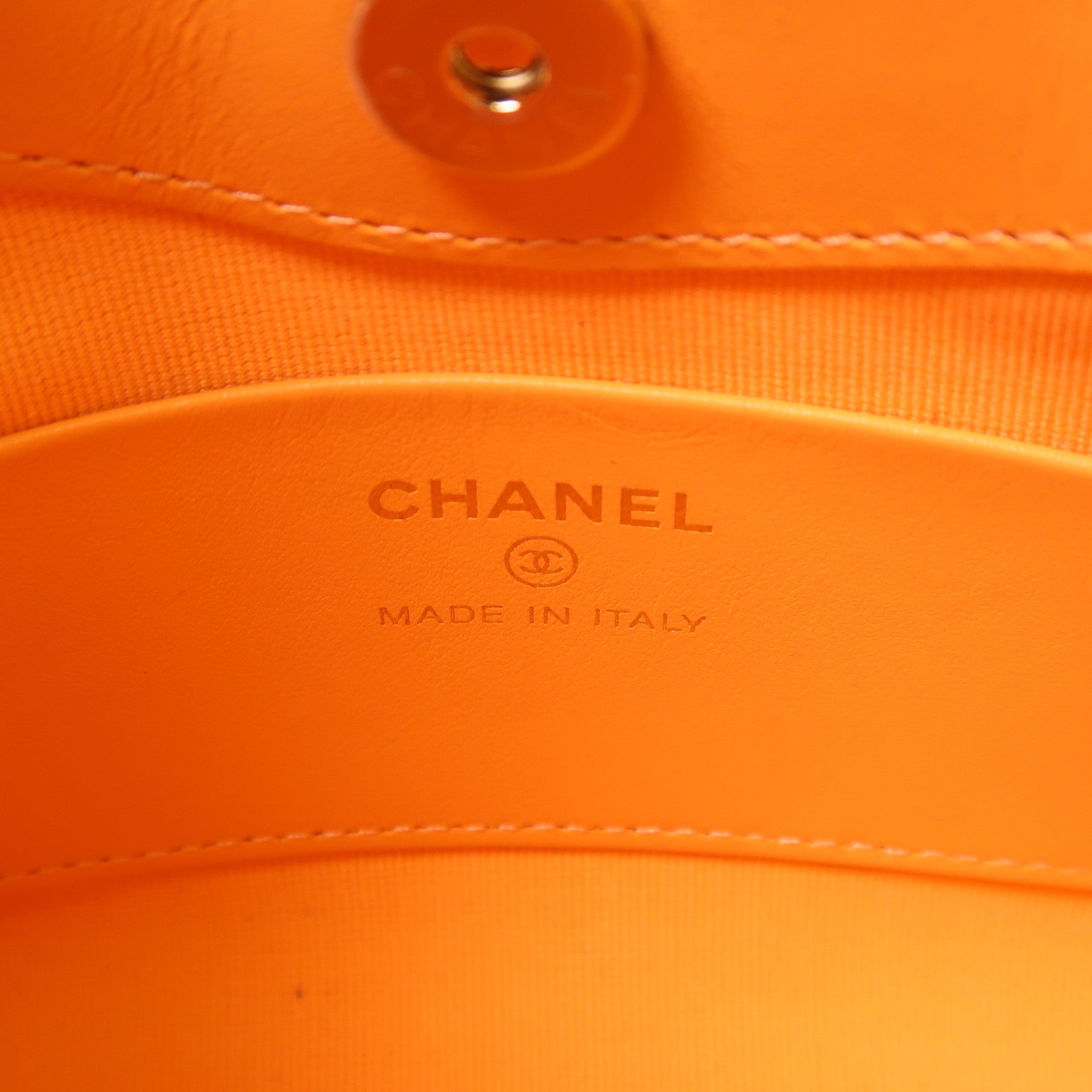 CHANEL 牛皮皮革Mini 31金扣手挽肩背兩用袋