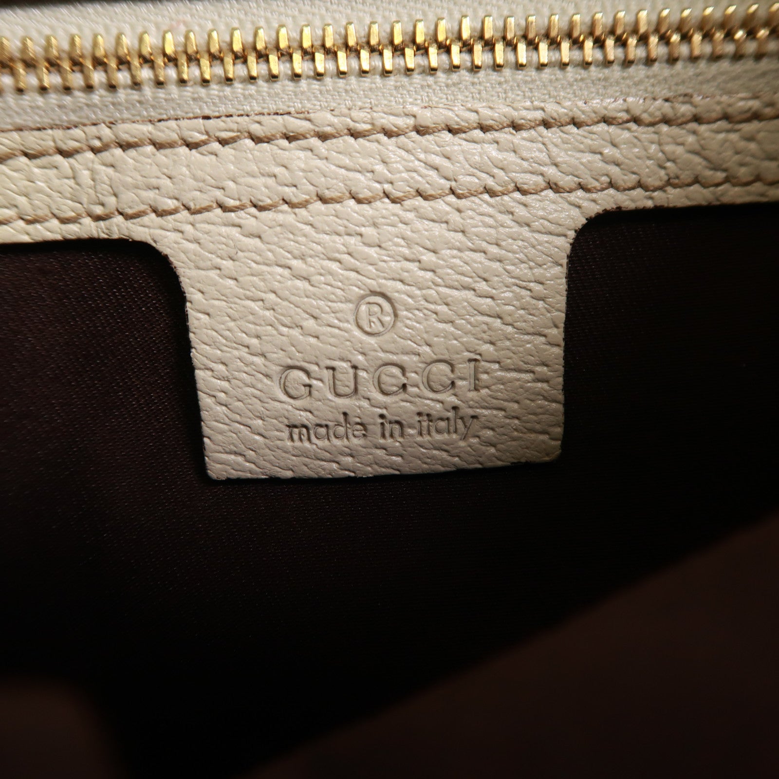 GUCCI 帆布Shoulder Bag金扣肩背袋