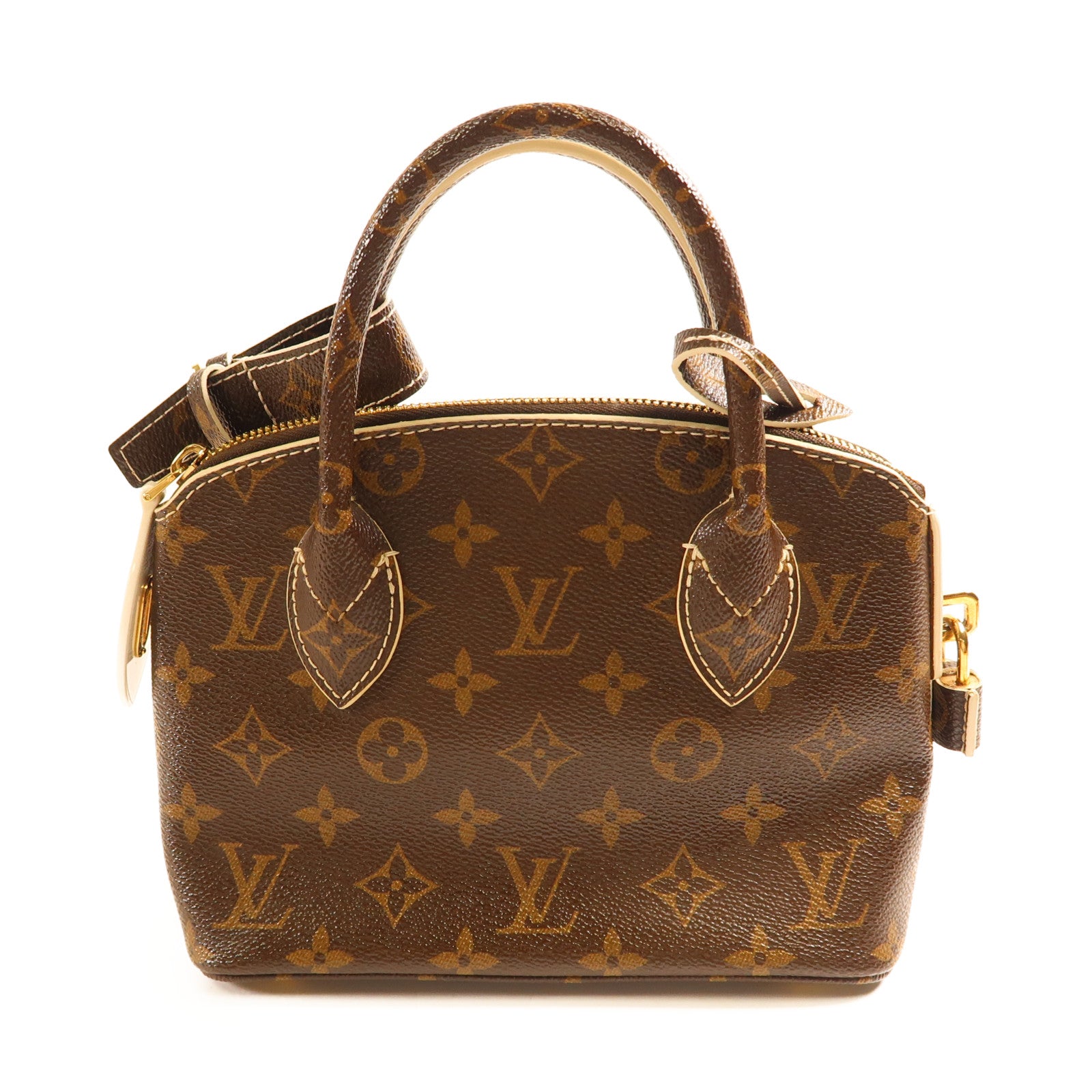 LOUIS VUITTON Monogram Lockit BB金扣手挽袋
