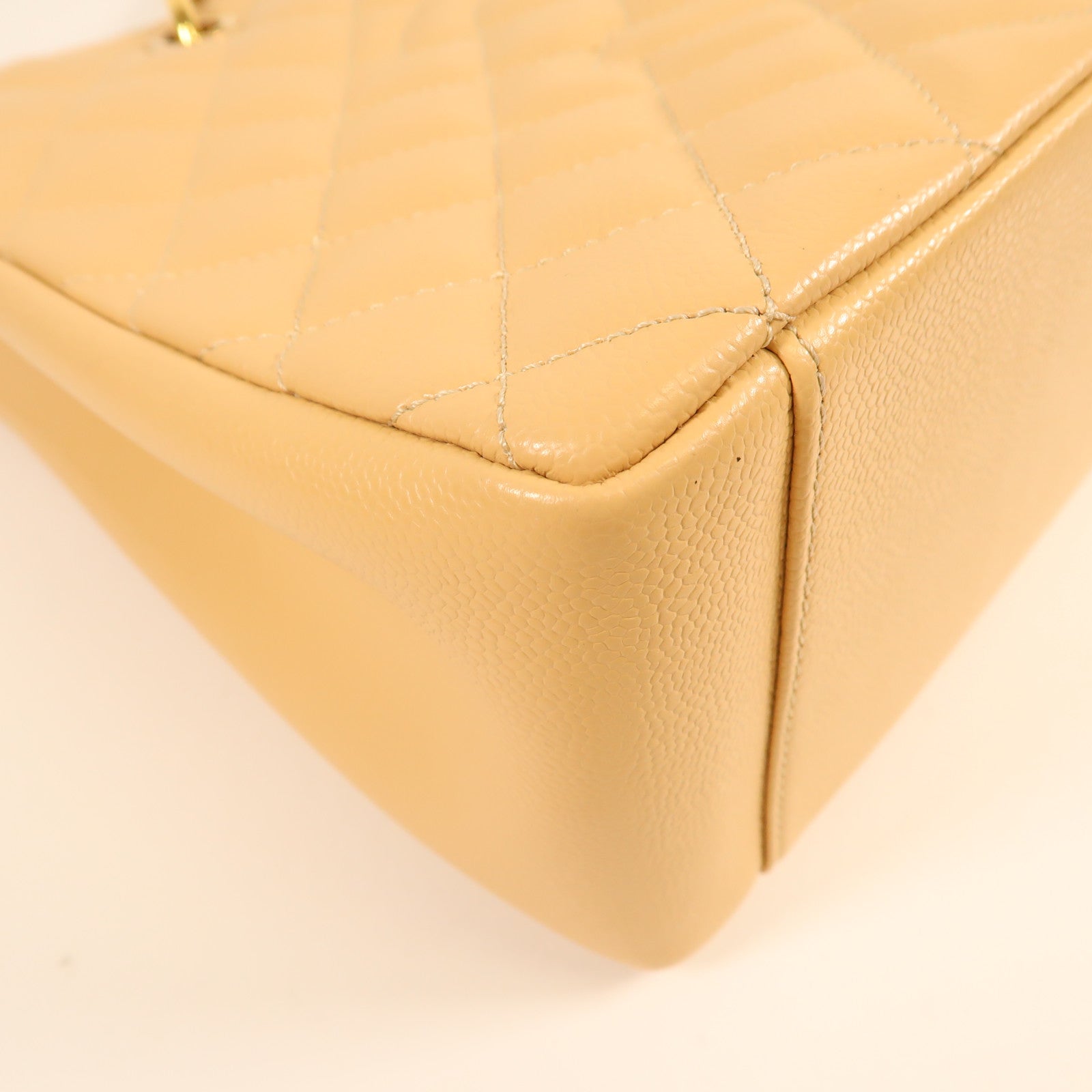 CHANEL 牛皮皮革Grand Shopping Tote金扣鏈帶肩背袋