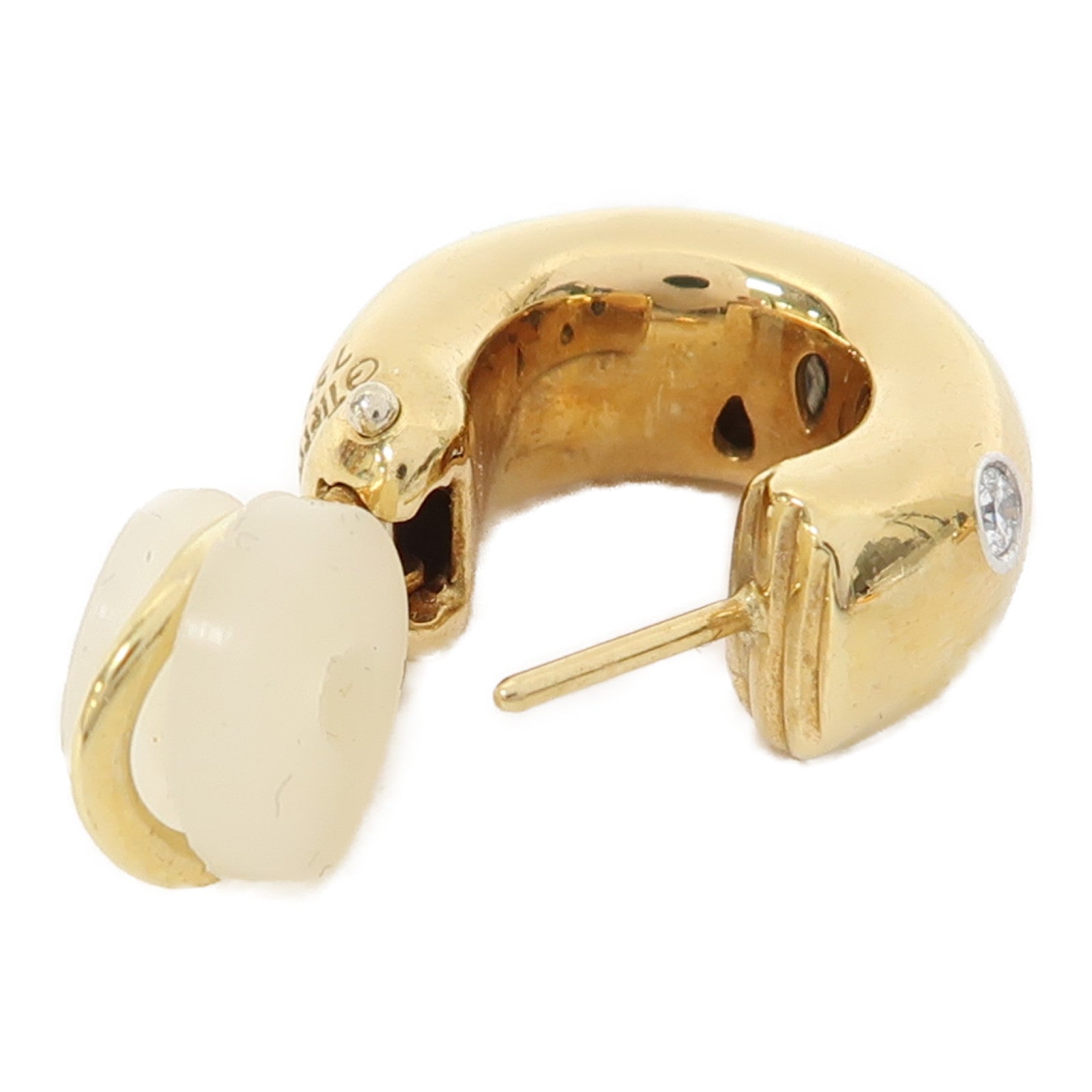 TIFFANY＆CO 18K金/Pt950鉑金Elsa Peretti Earrings耳環
