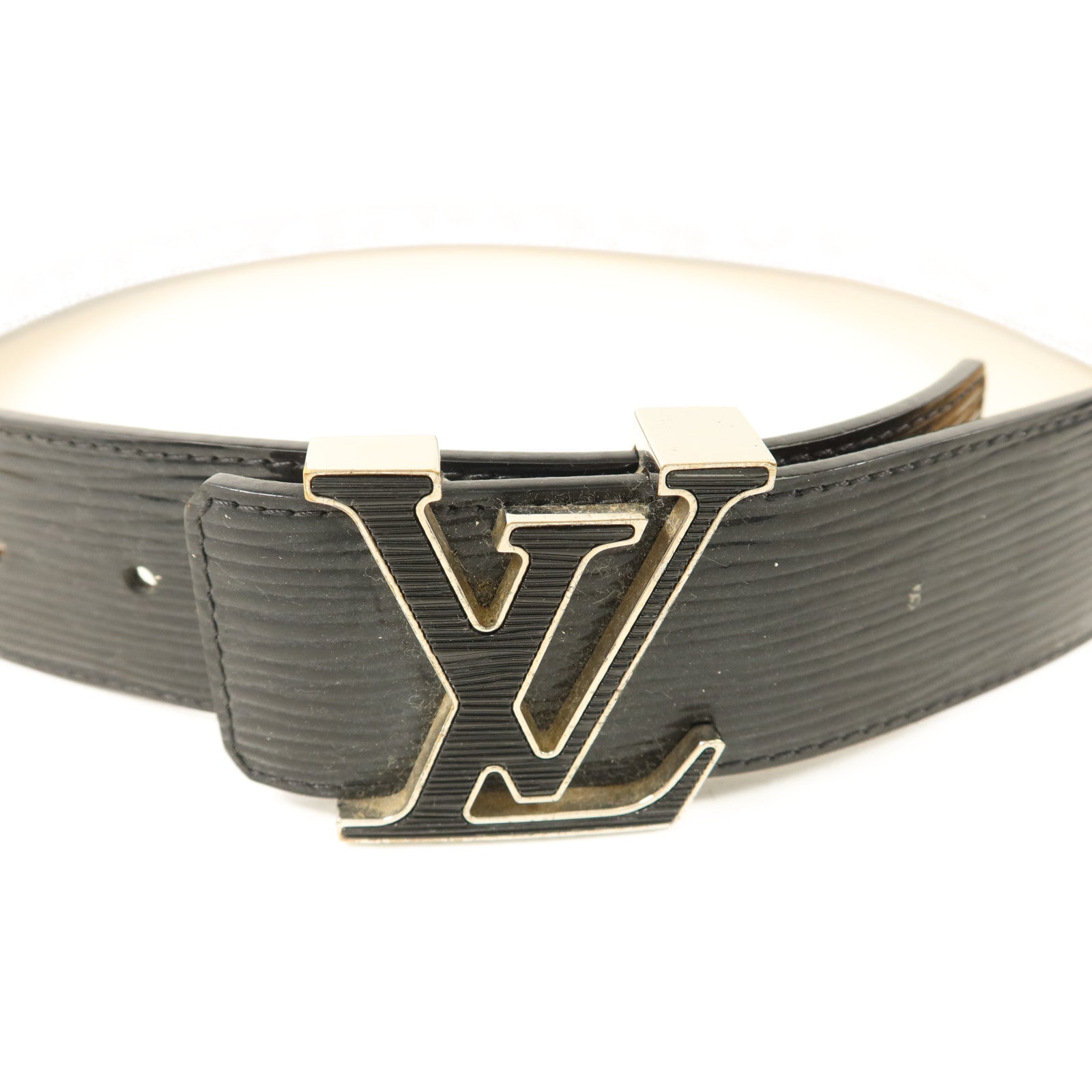LOUIS VUITTON Epi Initials Belt 80cm皮帶
