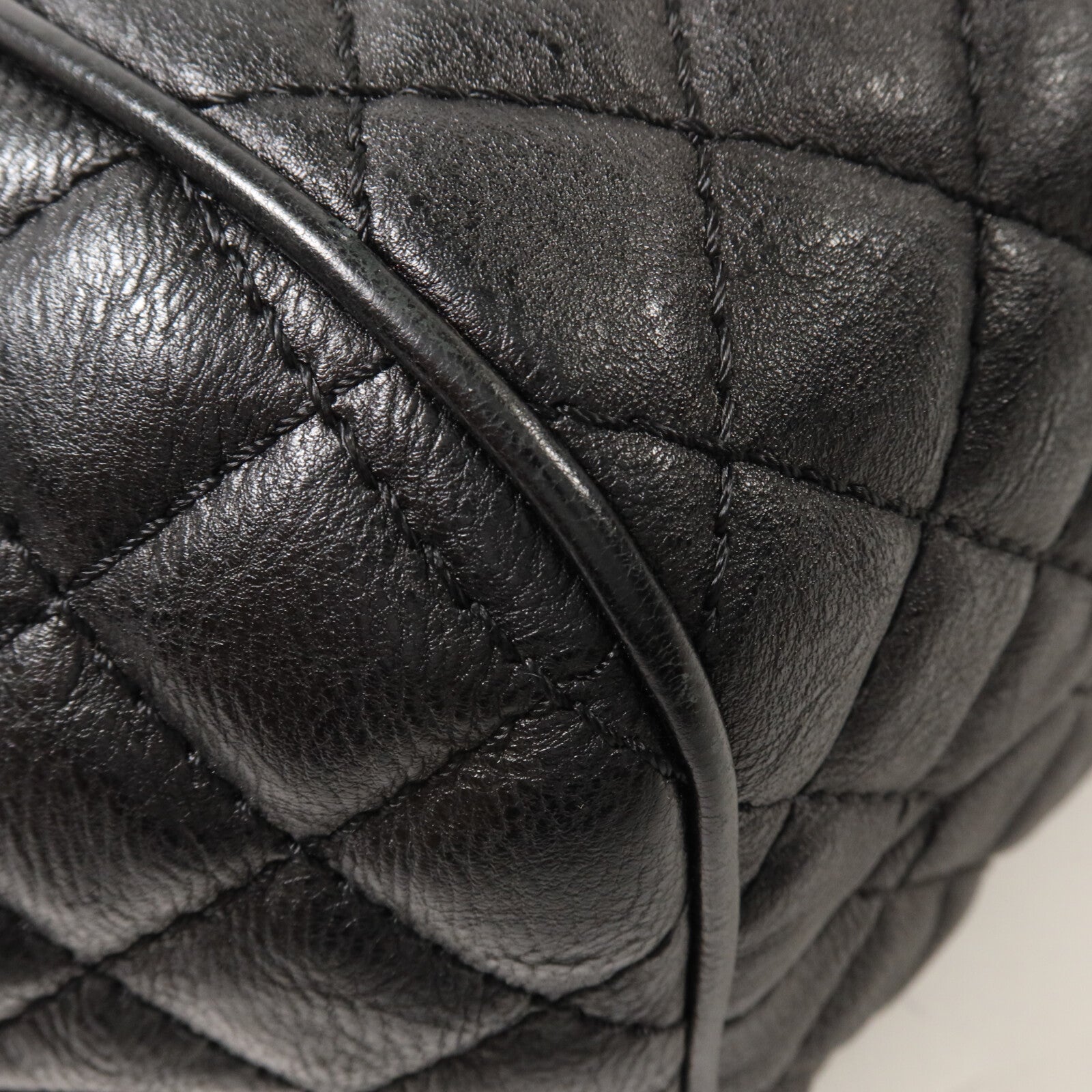 CHANEL 牛皮皮革Shoulder Bag鏈帶手挽肩背兩用袋