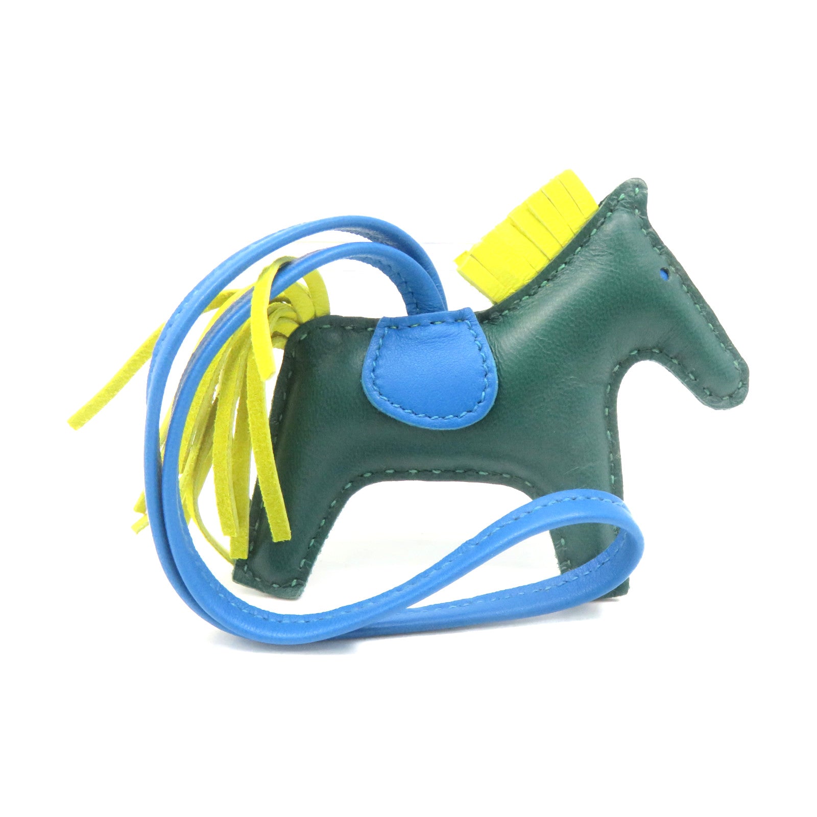 HERMES 【激減優惠】Swift皮革Rodeo S Charm掛飾紫色/綠色/青綠色/藍色