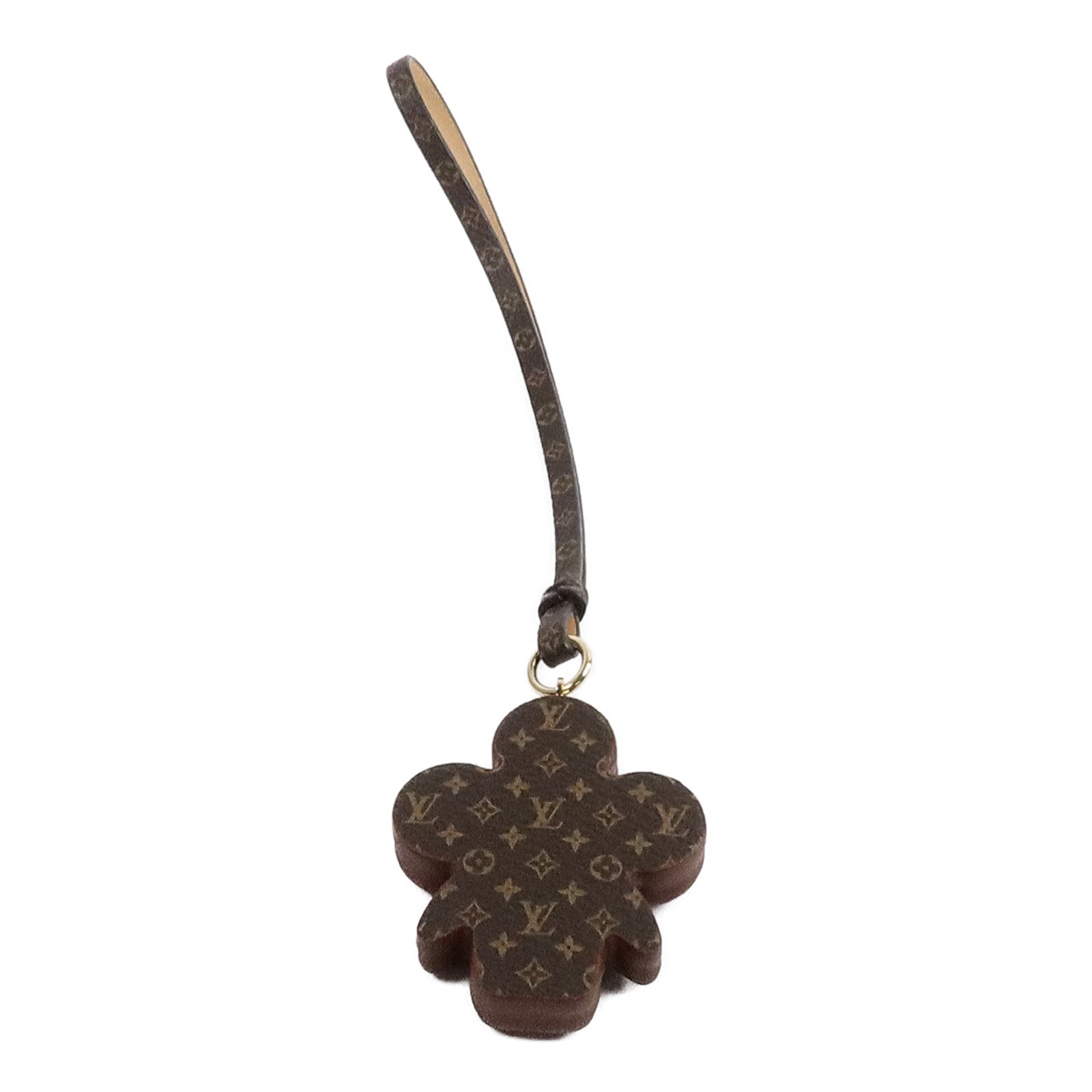 LOUIS VUITTON Monogram/金屬Vivienne Chocolate Bag Charm掛飾