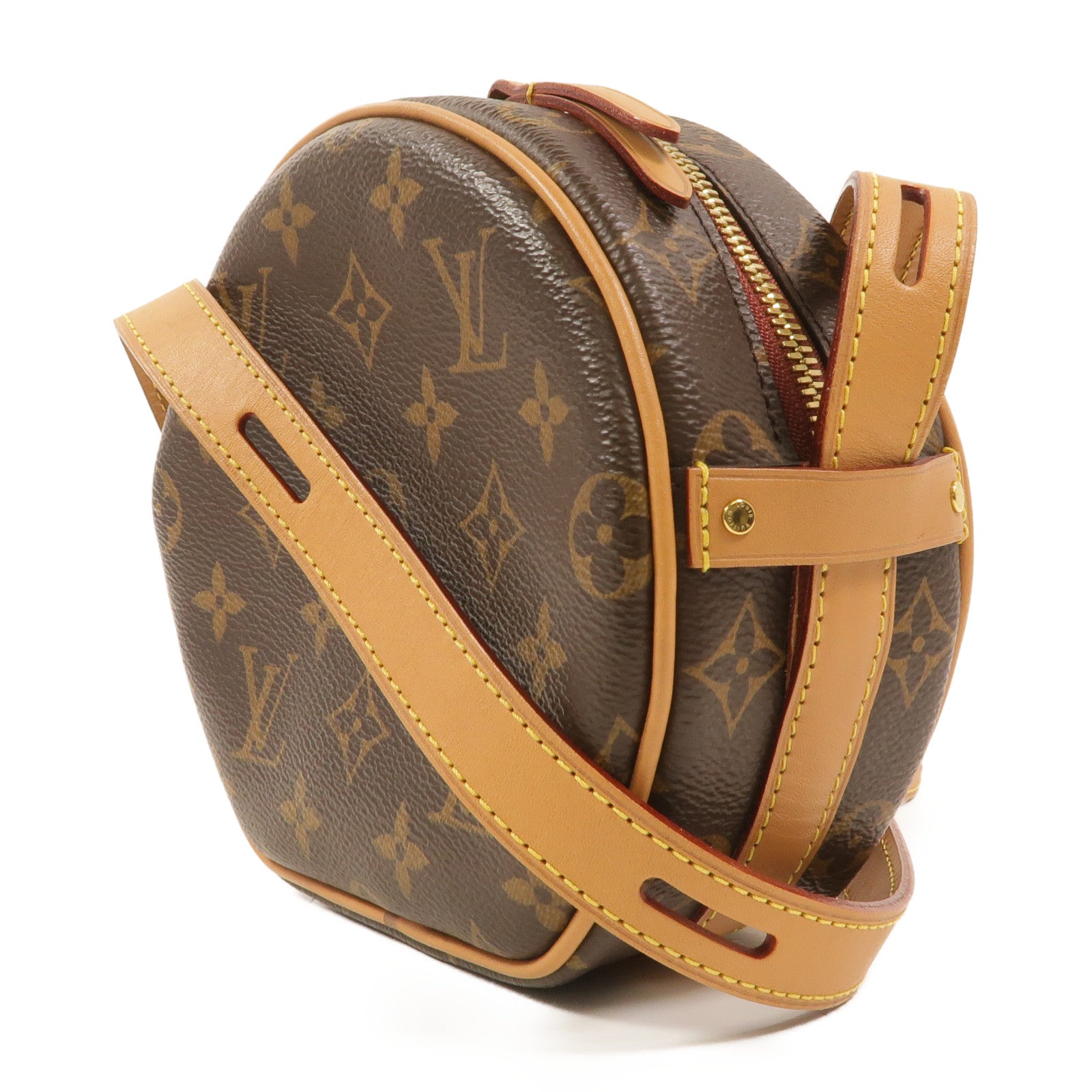 LOUIS VUITTON Monogram Boite Chapeau Souple PM金扣肩背袋