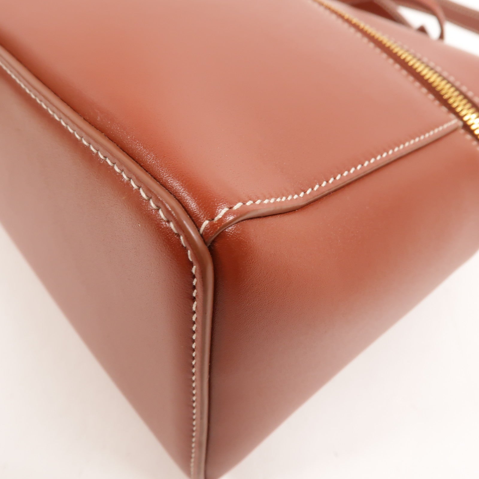 Loro Piana 牛皮皮革Extra Bag L27金扣手挽肩背兩用袋