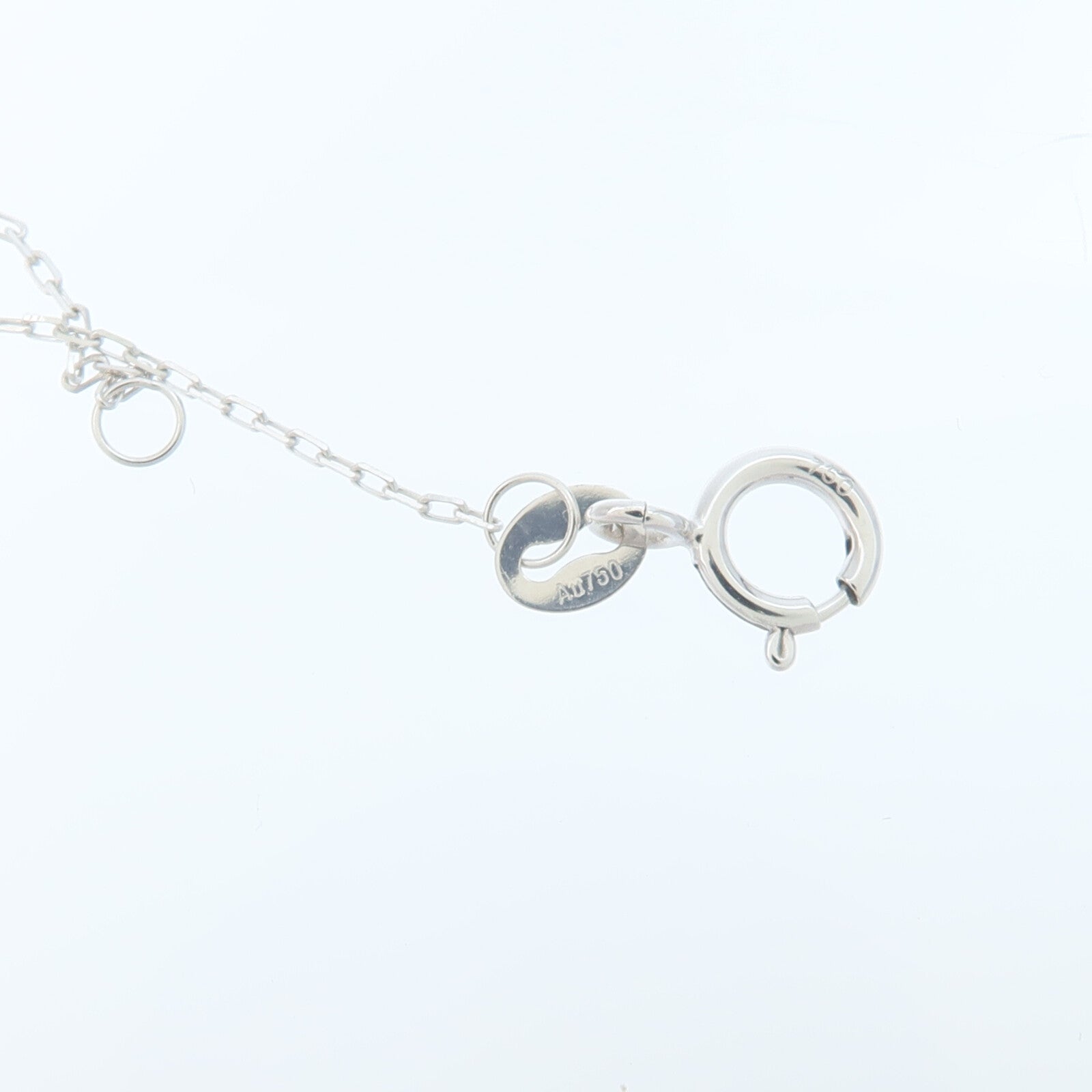 JEWELRY 18K白金Sapphire Diamond Necklace藍寶石/鑽石項鍊